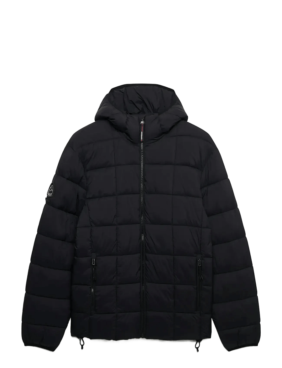 Superdry - HOOD BOX QUILT FUJI LITE JKT - black - 0