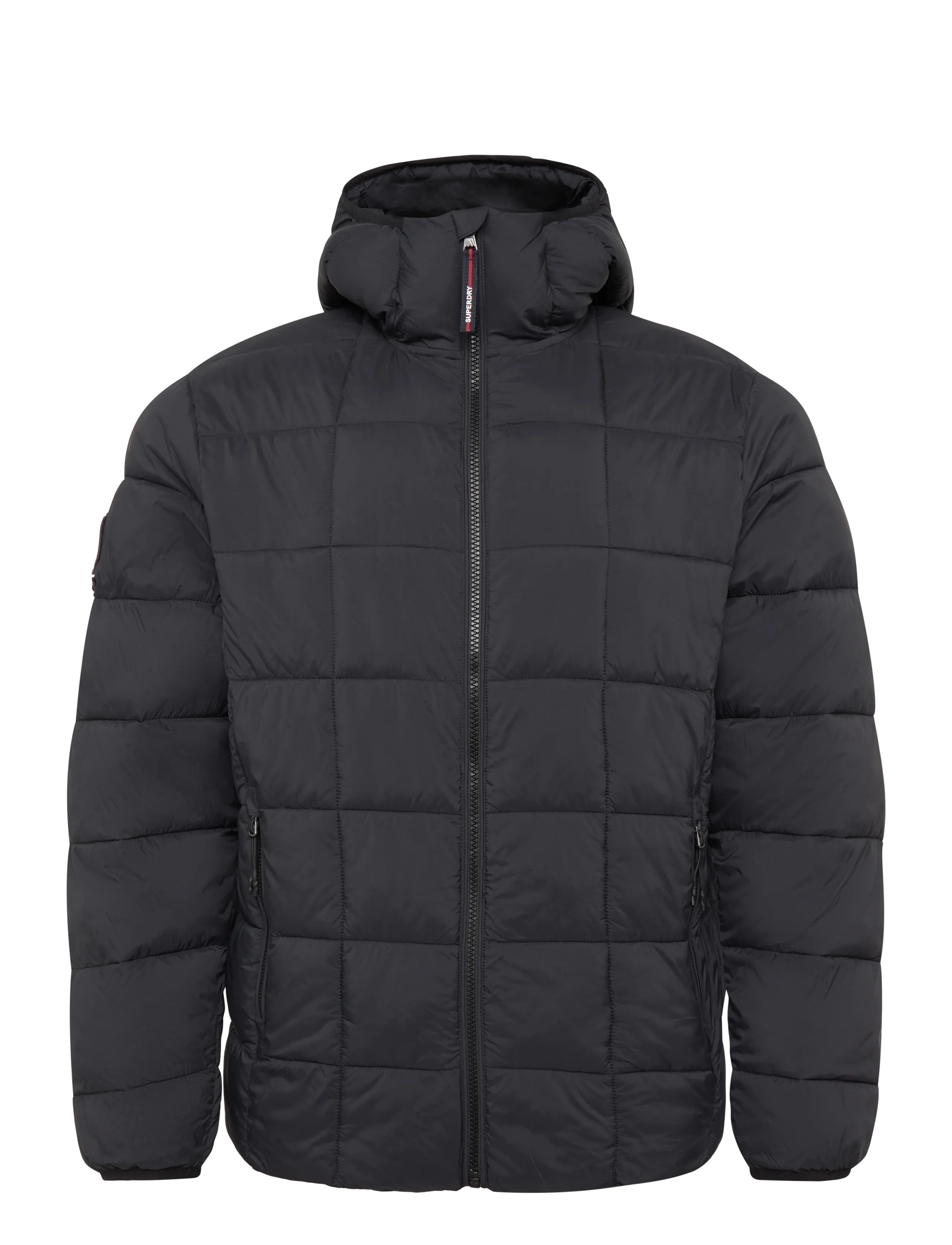 Superdry - HOOD BOX QUILT FUJI LITE JKT - herbstjacken - black - 1