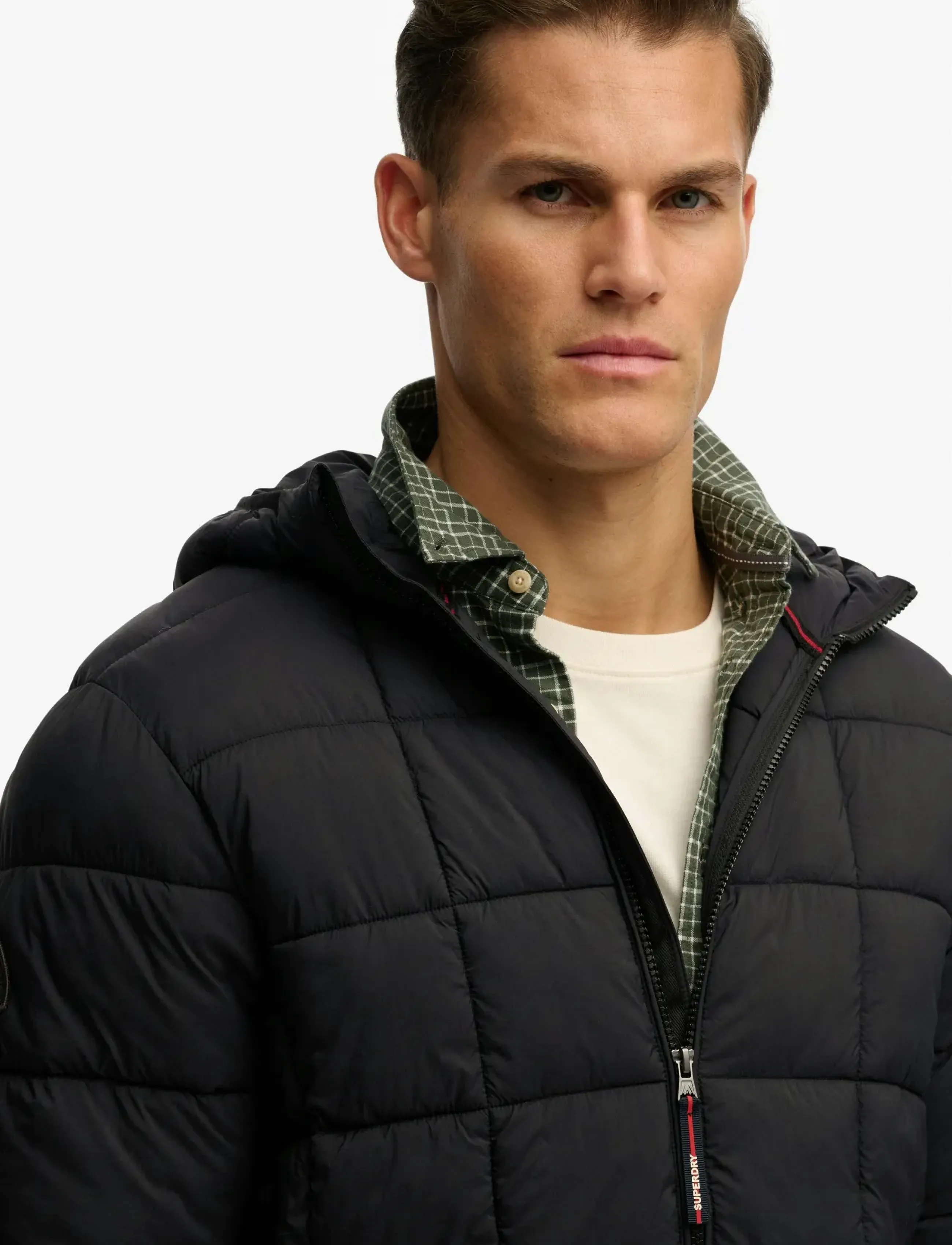 Superdry - HOOD BOX QUILT FUJI LITE JKT - black - 5