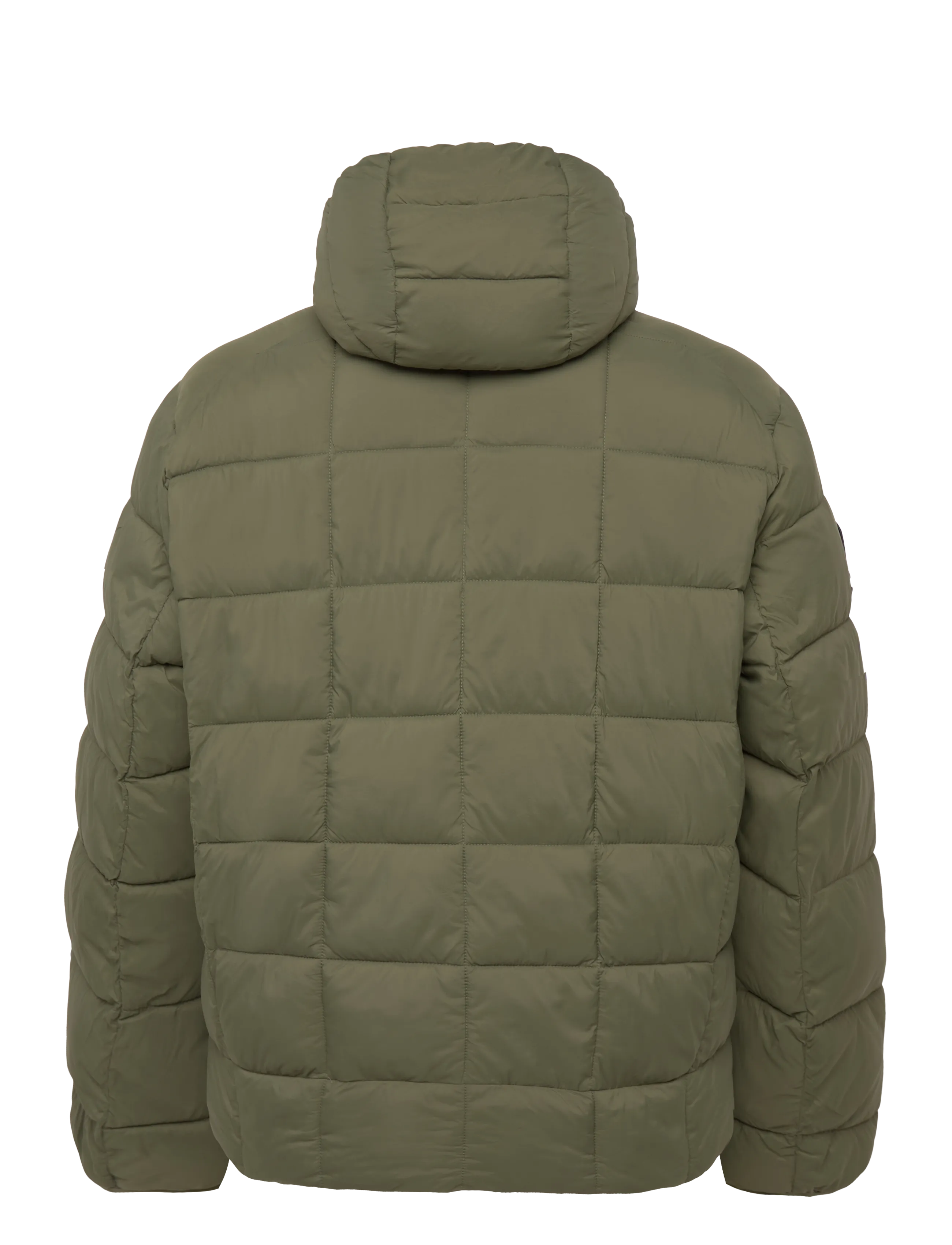 Superdry - HOOD BOX QUILT FUJI LITE JKT - höstjackor - chive green - 2