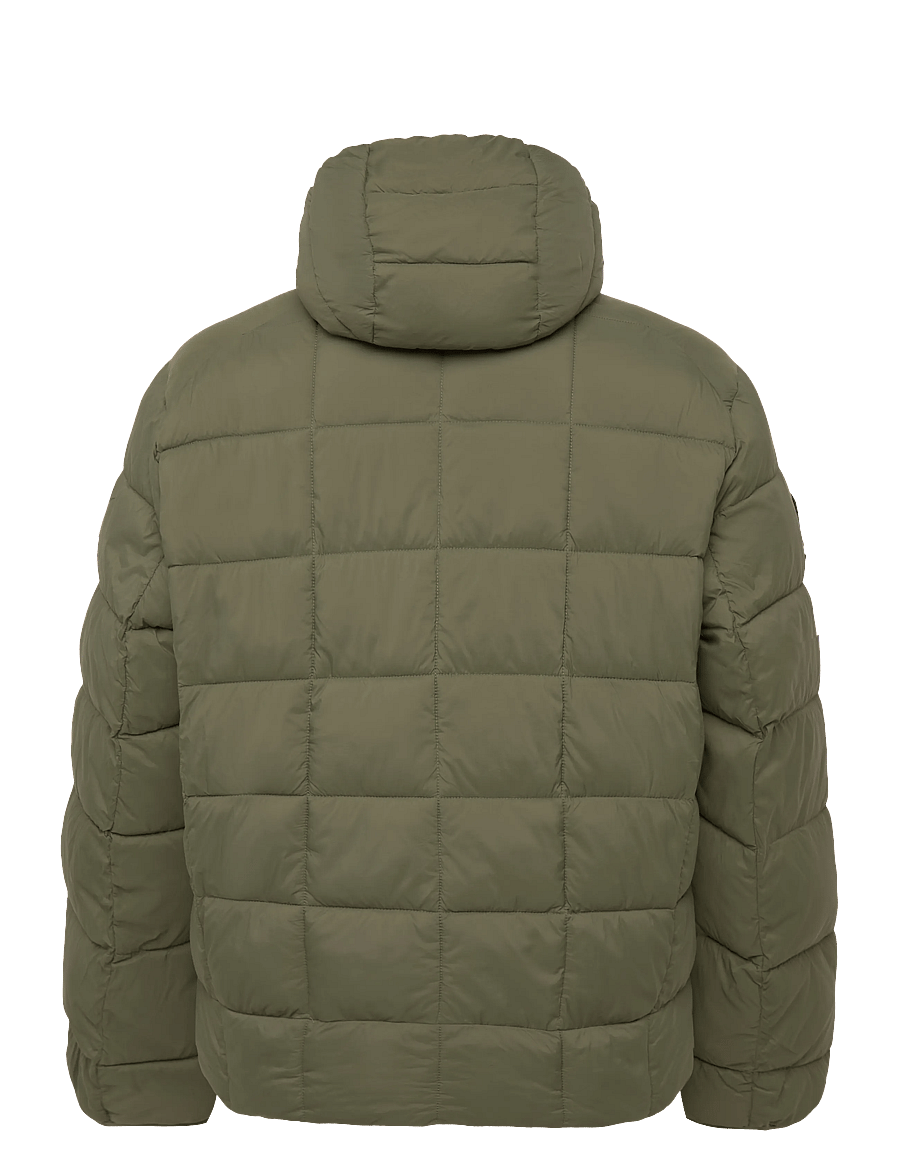 Superdry - HOOD BOX QUILT FUJI LITE JKT - höstjackor - chive green - 2