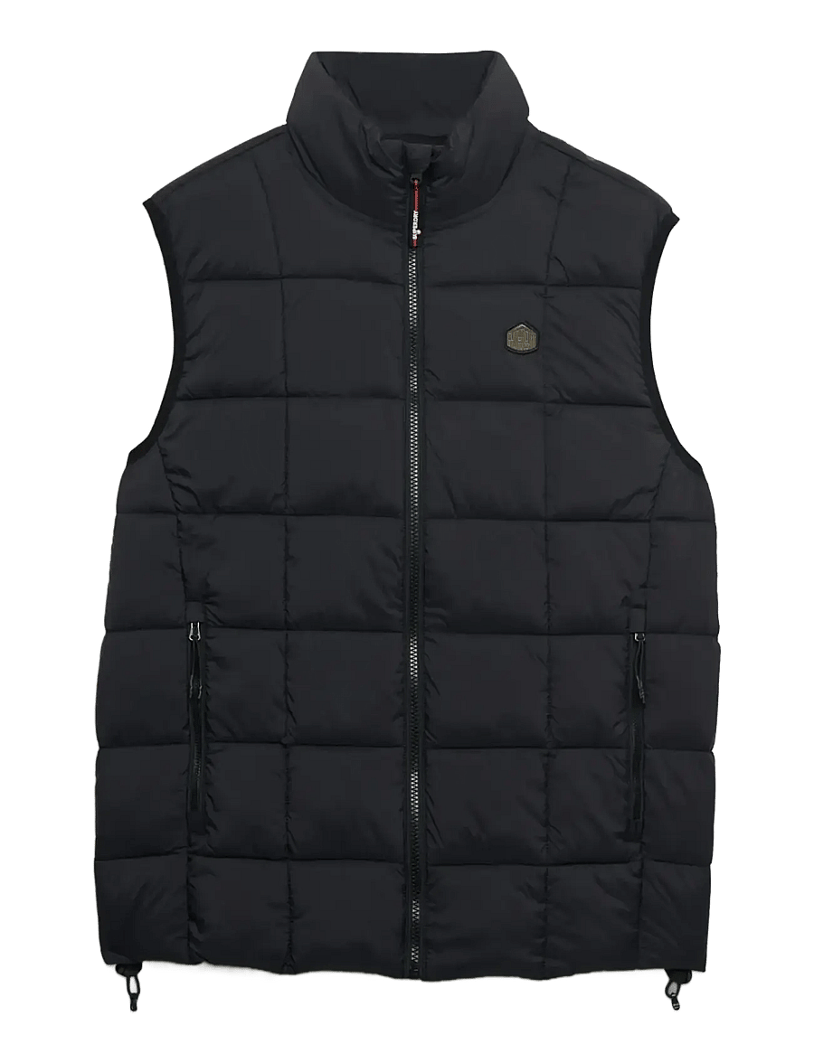 Superdry - BOX QUILT FUJI LITE GILET - black - 1