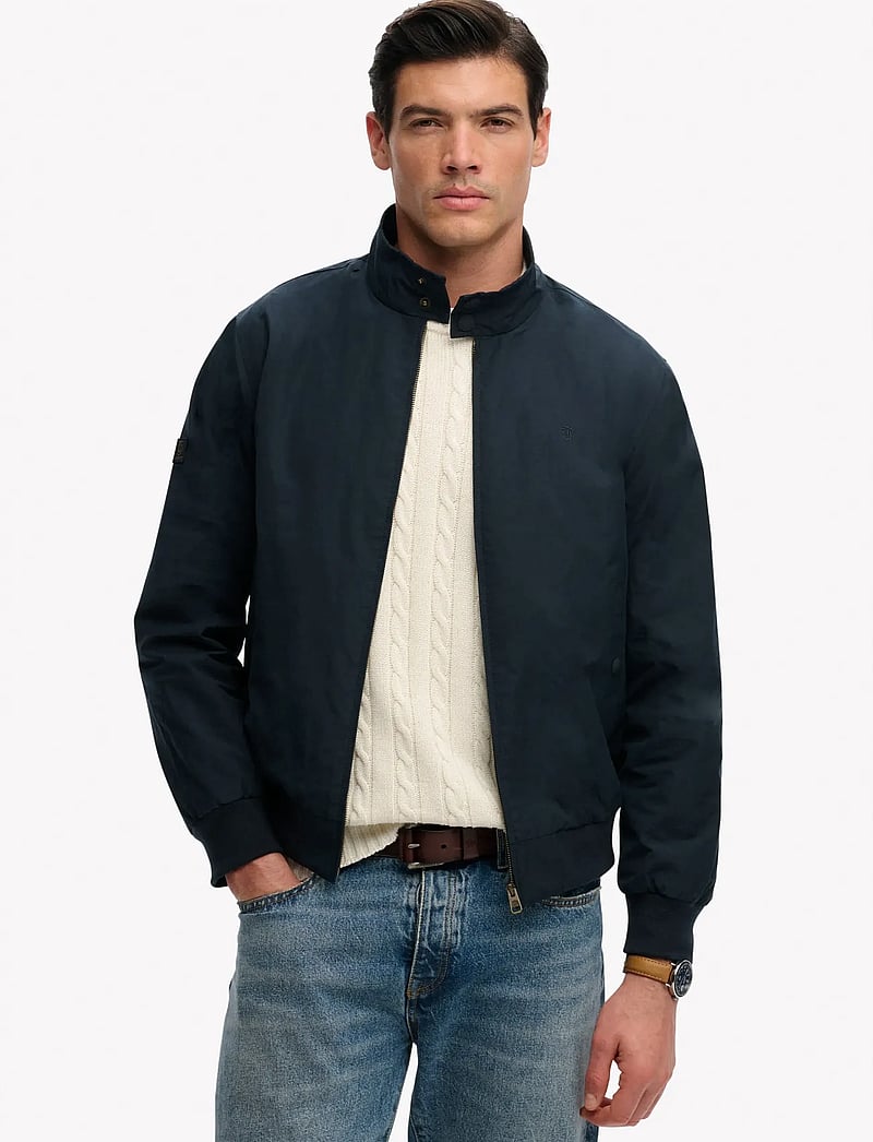 Superdry - CLASSIC HARRINGTON JACKET - kevadjoped - eclipse navy - 0