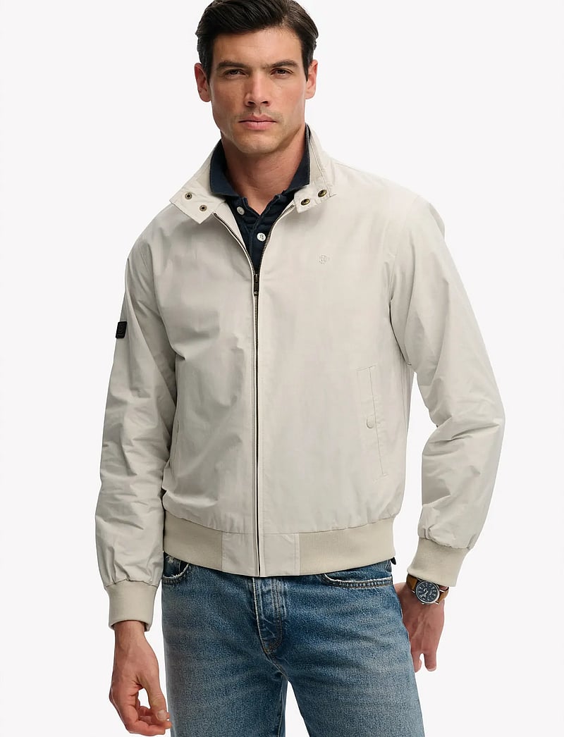 Superdry - CLASSIC HARRINGTON JACKET - forårsjakker - rainy day grey - 4