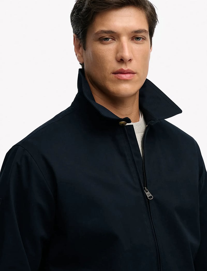 Superdry - COLLARED HARRINGTON - vårjackor - eclipse navy - 3