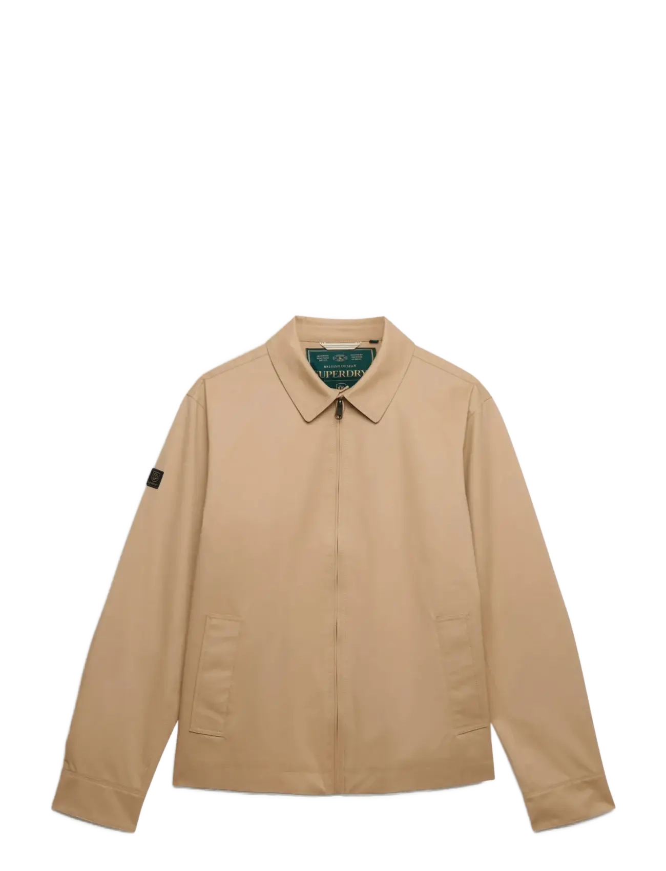 SUPERDRY Collared Harrington Beige - XXXL - Herren