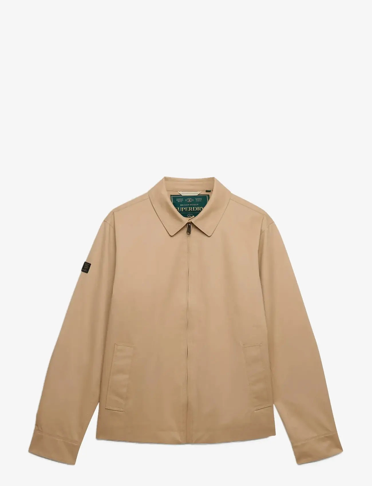 Superdry - COLLARED HARRINGTON - forårsjakker - shaker beige - 1