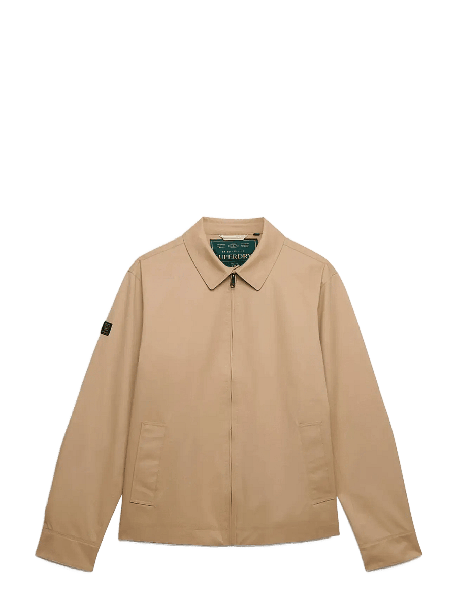 Superdry - COLLARED HARRINGTON - frühlingsjacken - shaker beige - 1