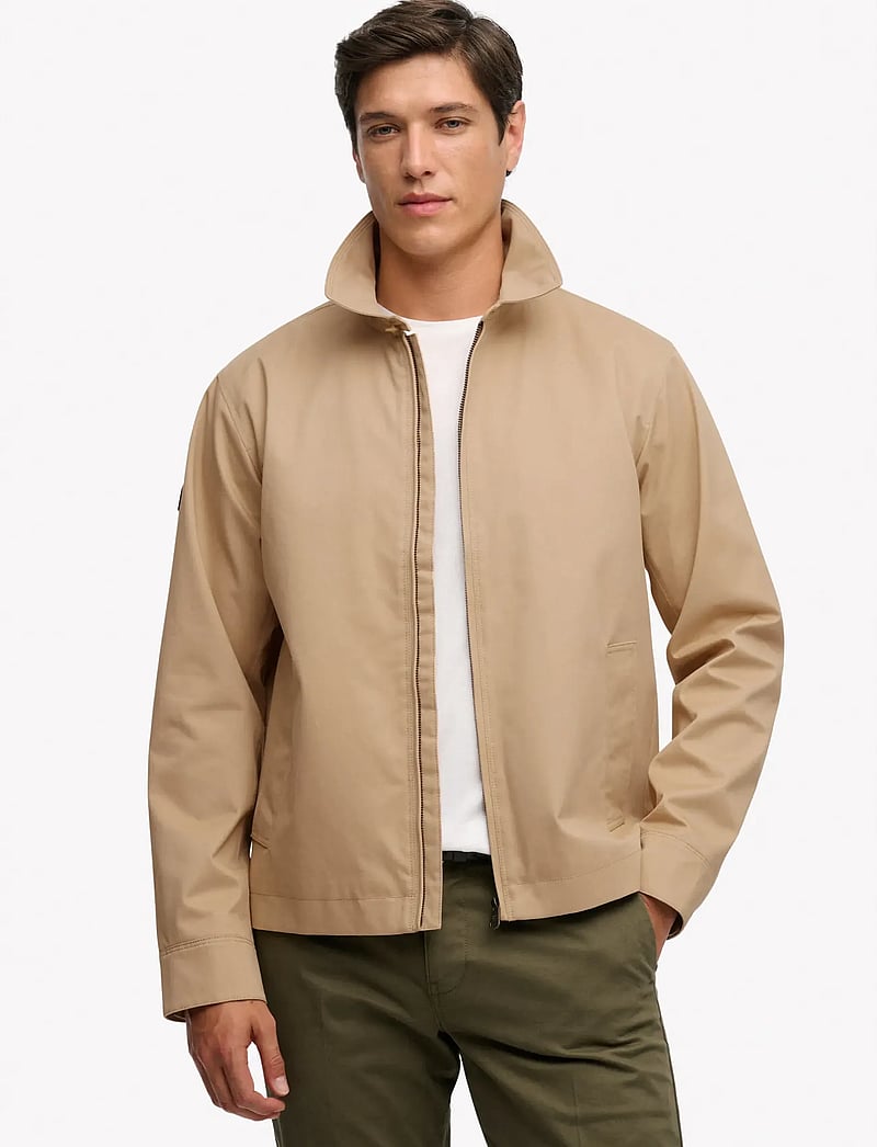 Superdry - COLLARED HARRINGTON - forårsjakker - shaker beige - 0