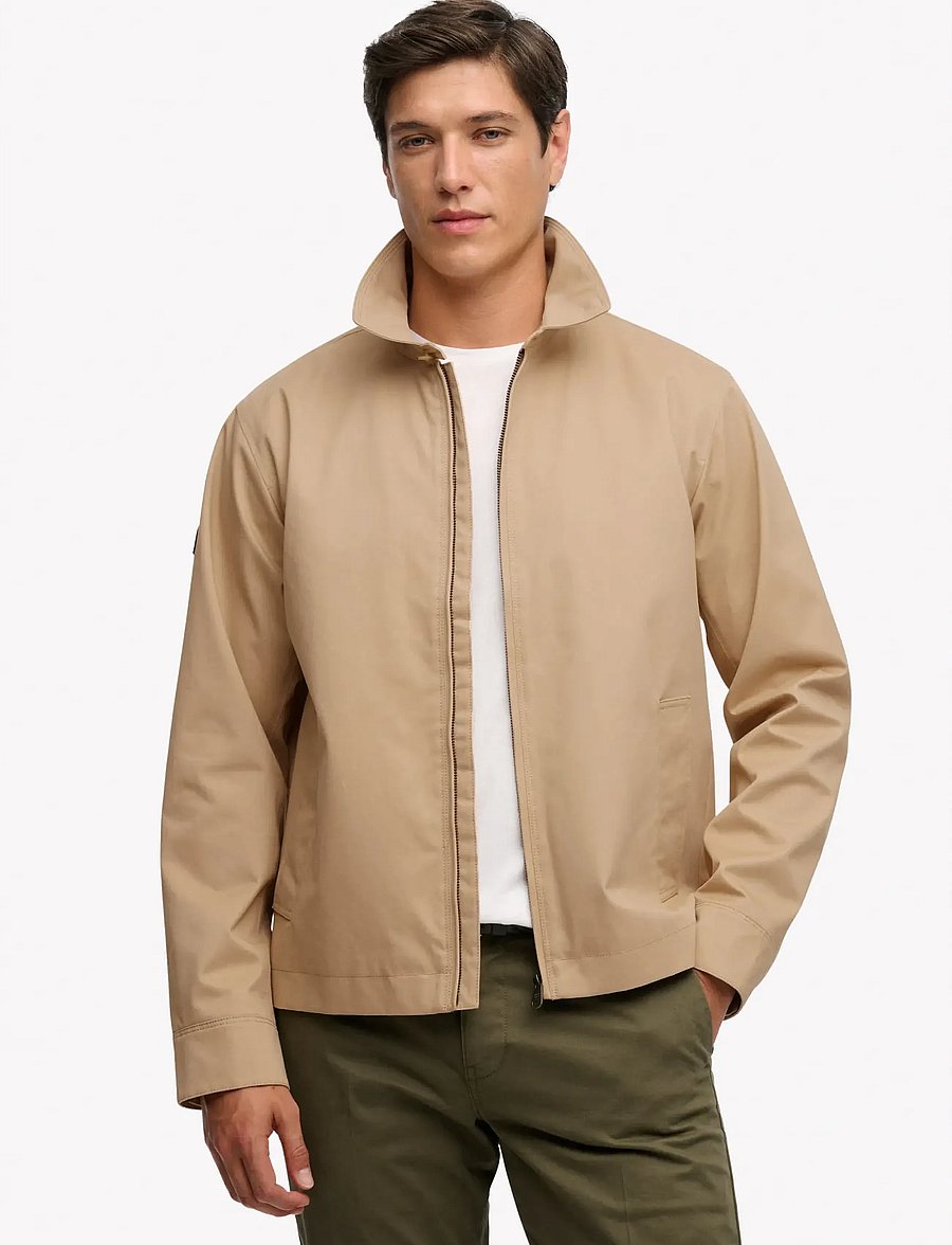 Superdry - COLLARED HARRINGTON - frühlingsjacken - shaker beige - 0