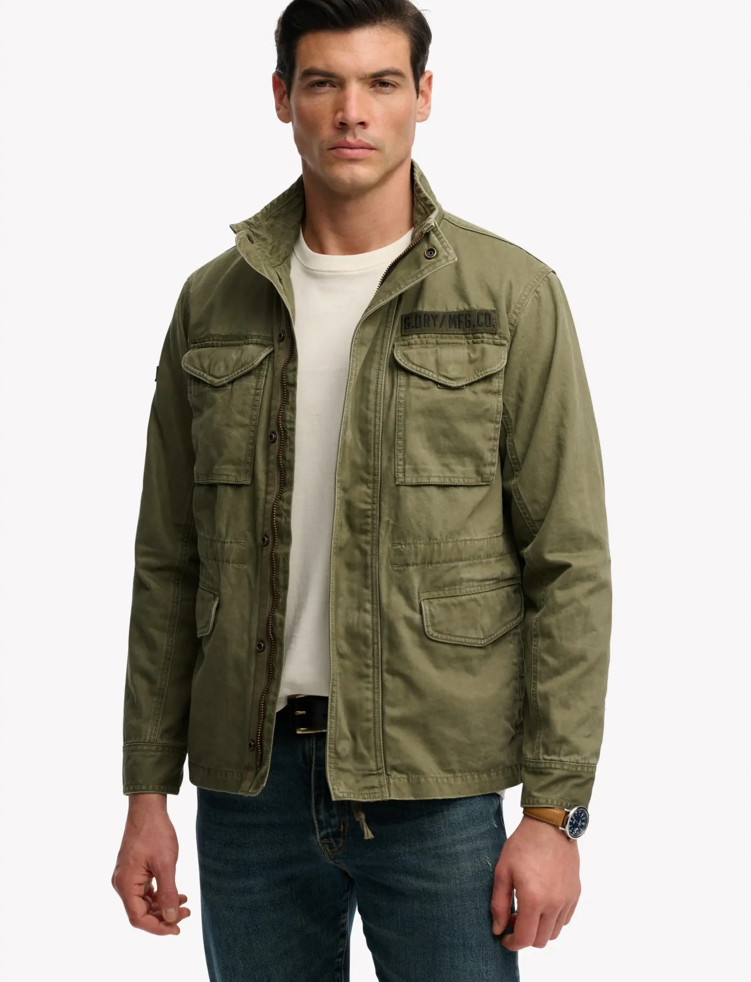 Superdry MILITARY M65 JKT - Kollektioner - DUSTY OLIVE GREEN / khaki/green
