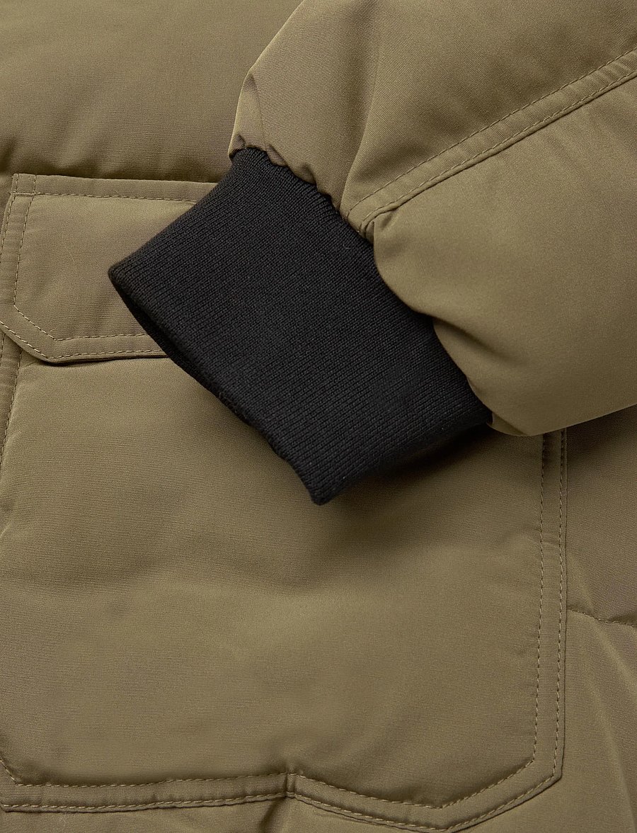 Superdry - EVEREST HOODED PUFFER BOMBER - sügisjoped - military olive - 3