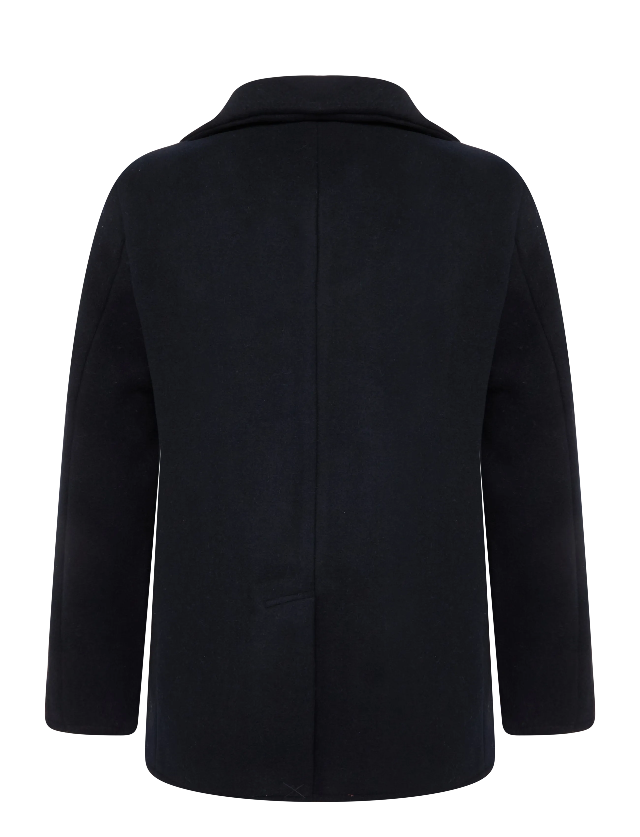 Superdry - MERCHANT WOOL BLEND PEA COAT - vinterjakker - eclipse navy - 2