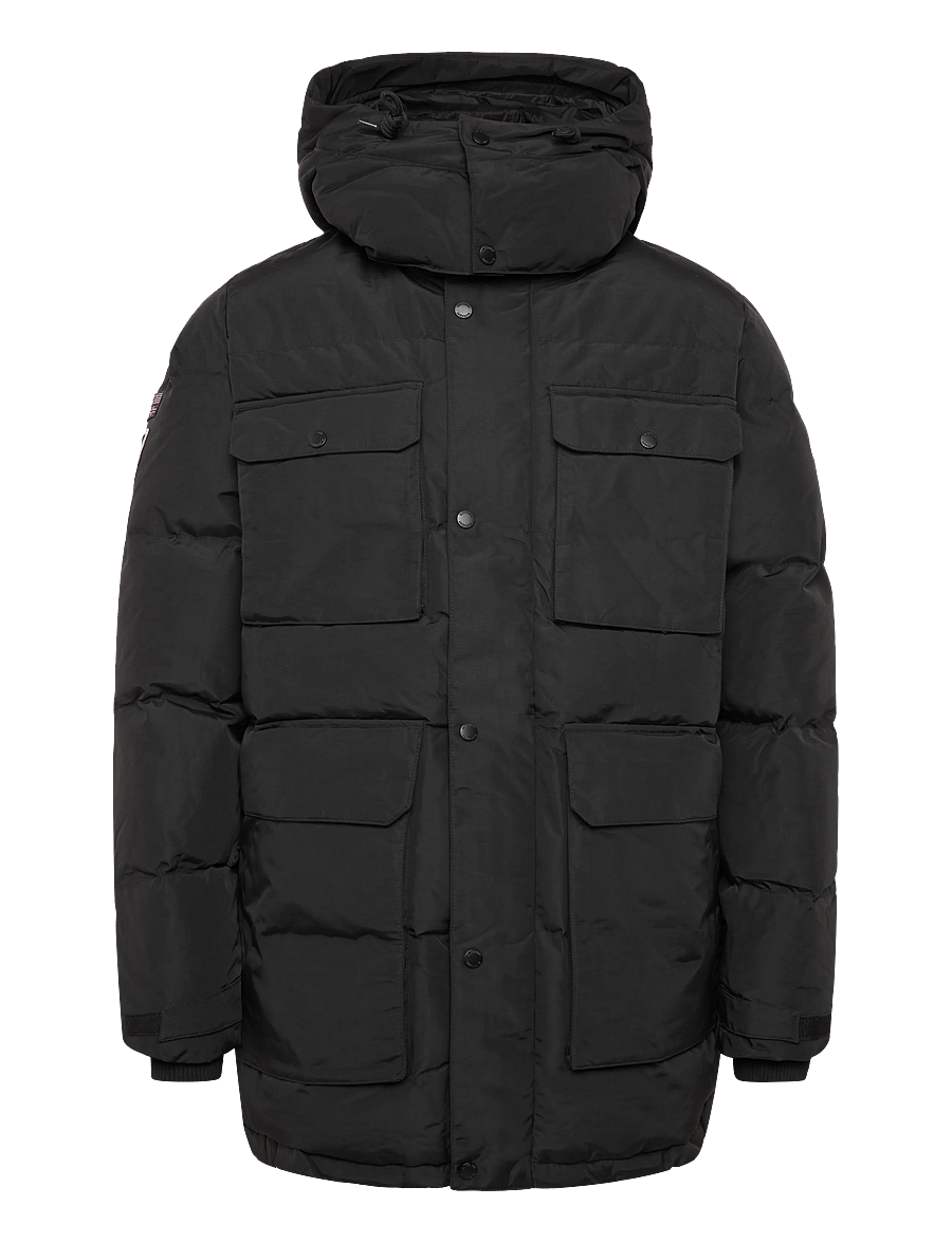 Superdry - EVEREST EXPEDITION PARKA - talvejoped - bison black - 1