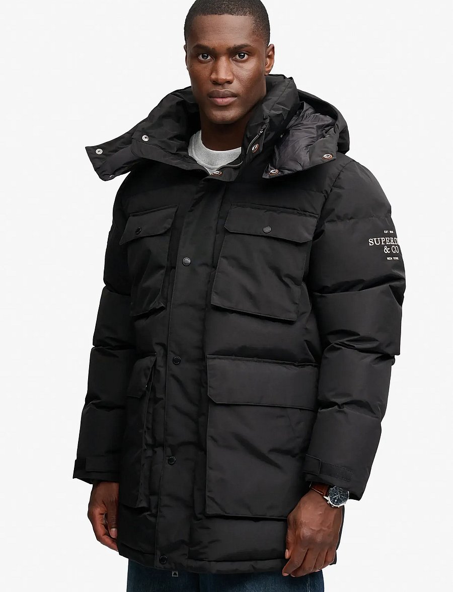 Superdry - EVEREST EXPEDITION PARKA - winterjacken - bison black - 4