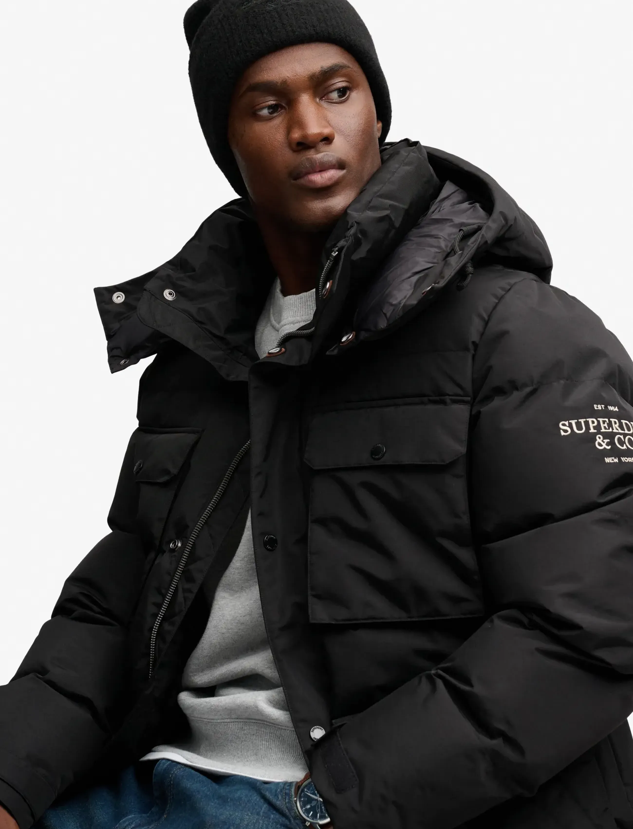Superdry - EVEREST EXPEDITION PARKA - winterjacken - bison black - 5