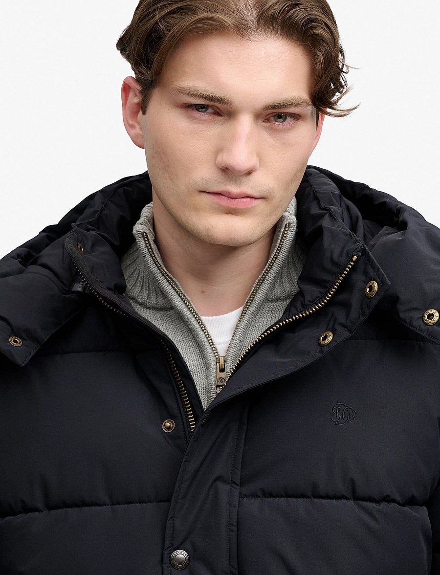 Superdry - PREMIUM HOOD PUFFER JKT - sulejoped - black - 4