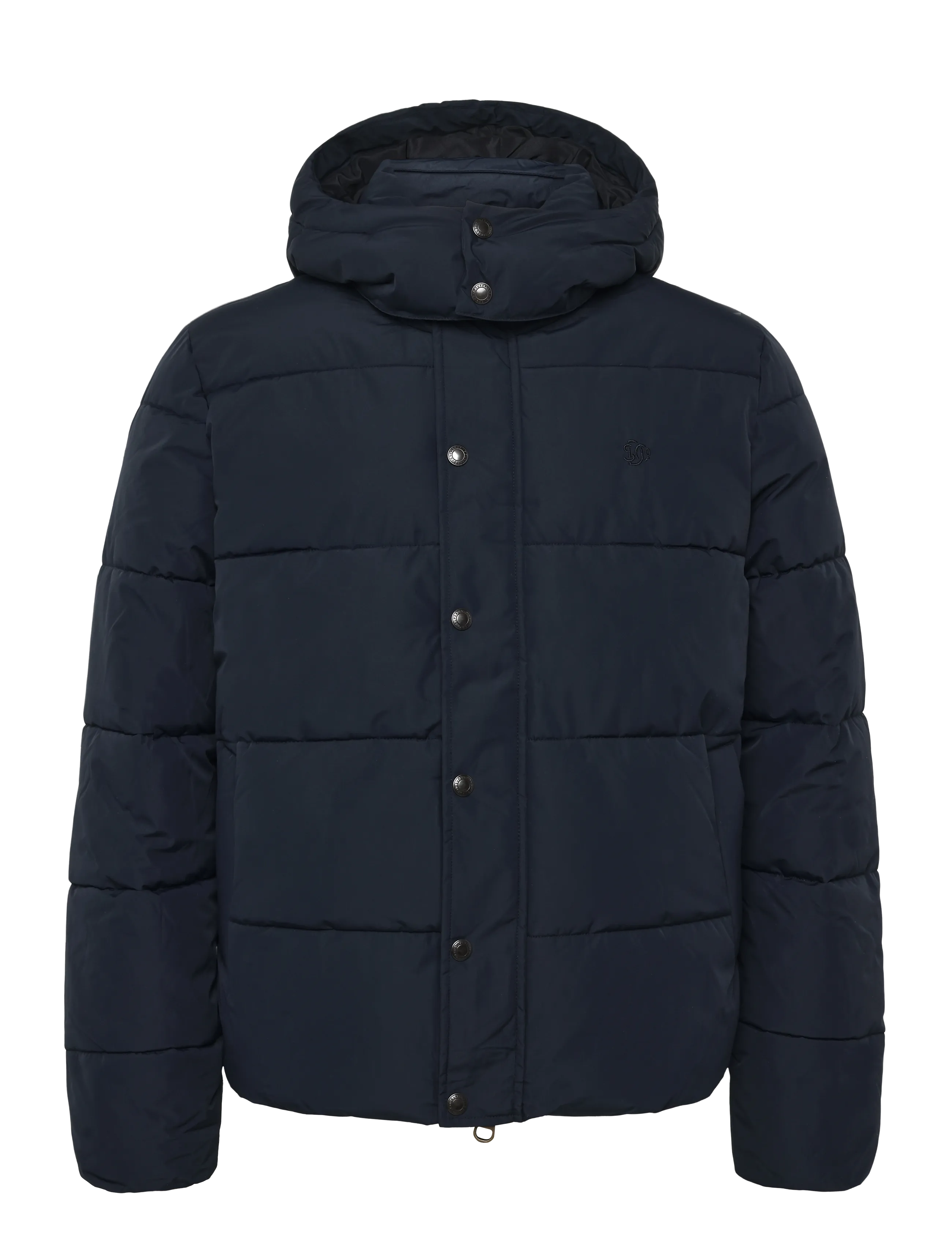 Superdry - PREMIUM HOOD PUFFER JKT - talvejoped - eclipse navy - 1