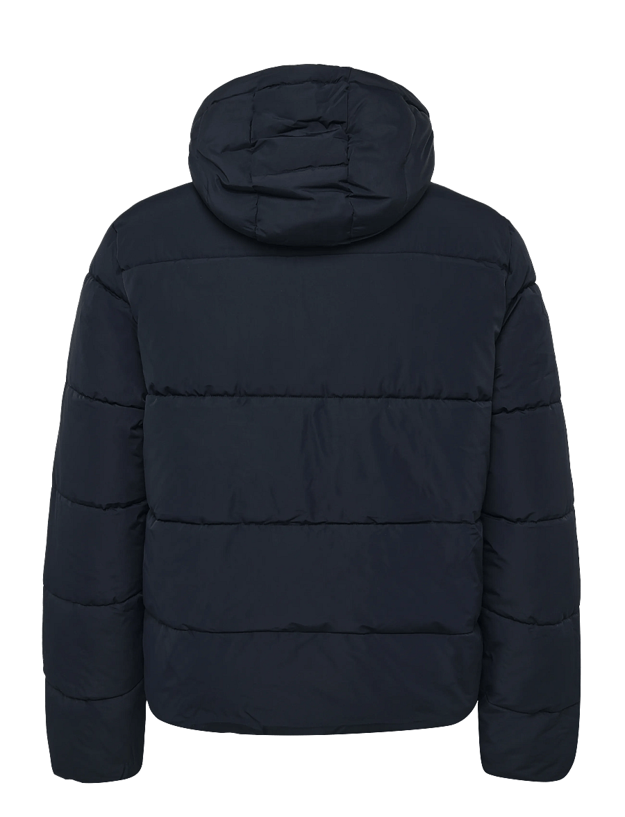 Superdry - PREMIUM HOOD PUFFER JKT - talvejoped - eclipse navy - 2
