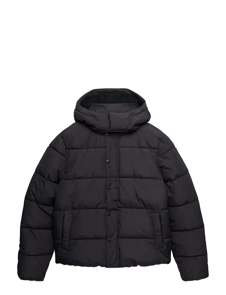 Superdry - PREMIUM HOOD PUFFER JKT - daunenjacken - grey marl - 1