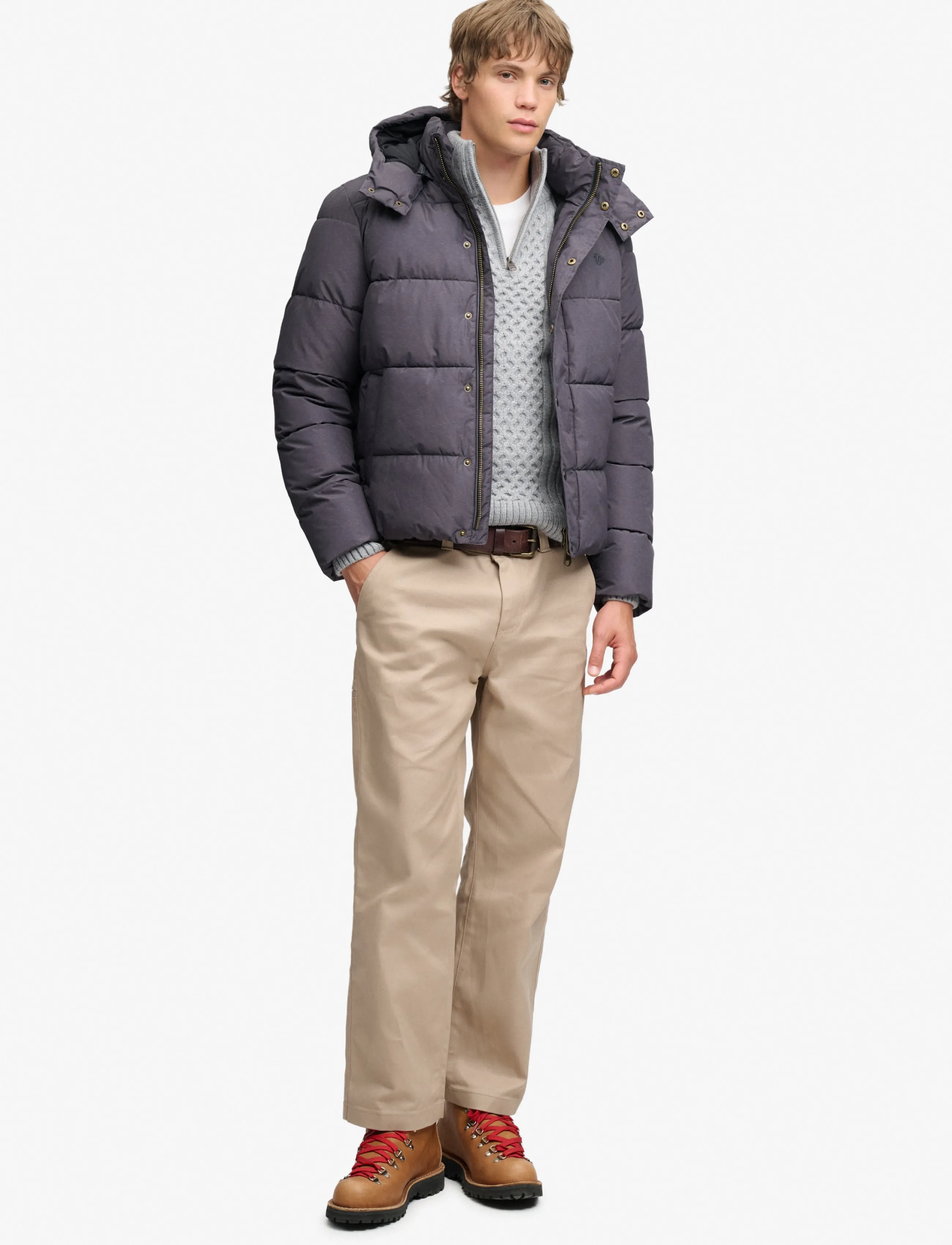 Superdry Premium Hood Puffer Jkt vinterjackor herr – bild 6