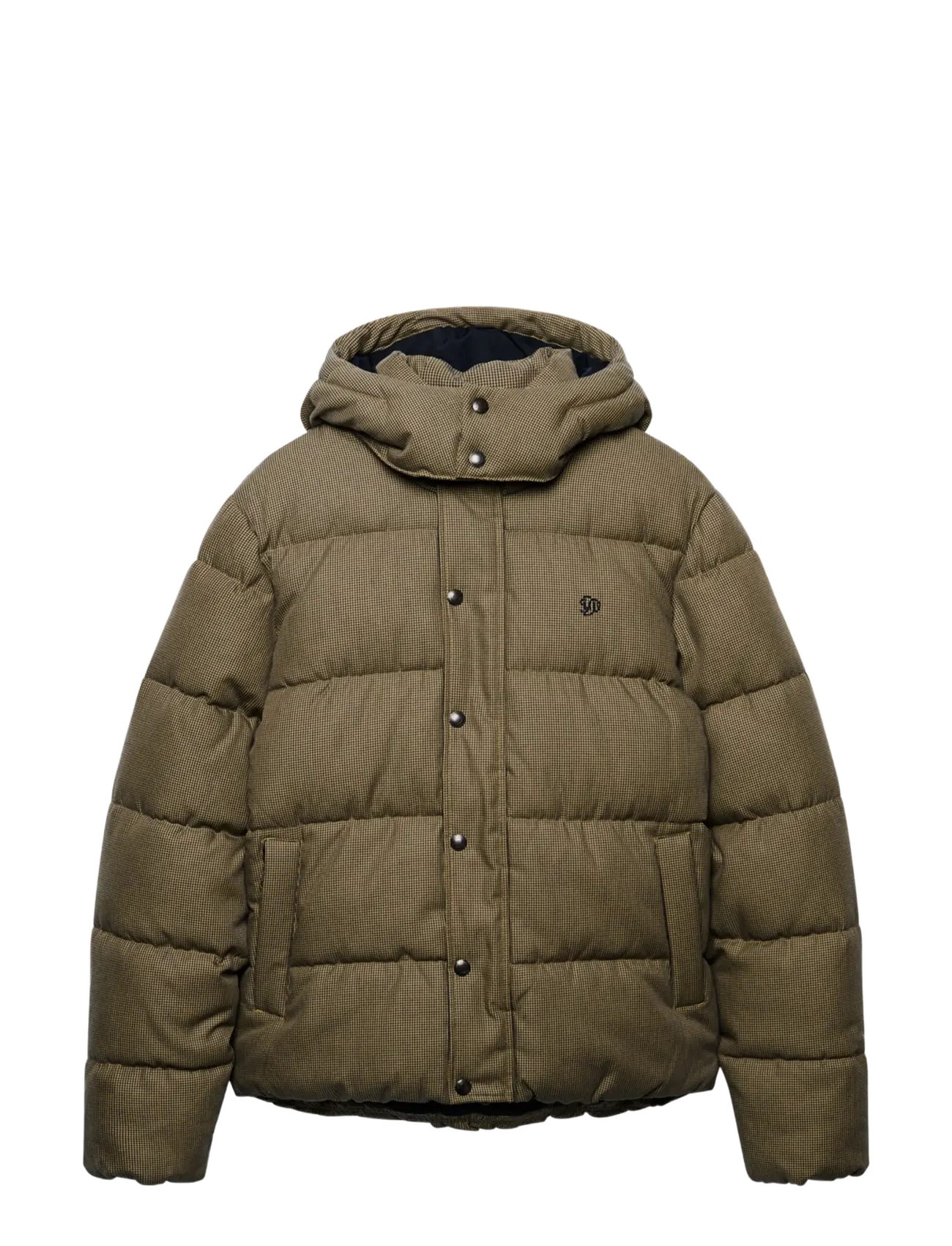 Superdry - PREMIUM HOOD CHECK PUFFER JKT - brown heritage check - 2