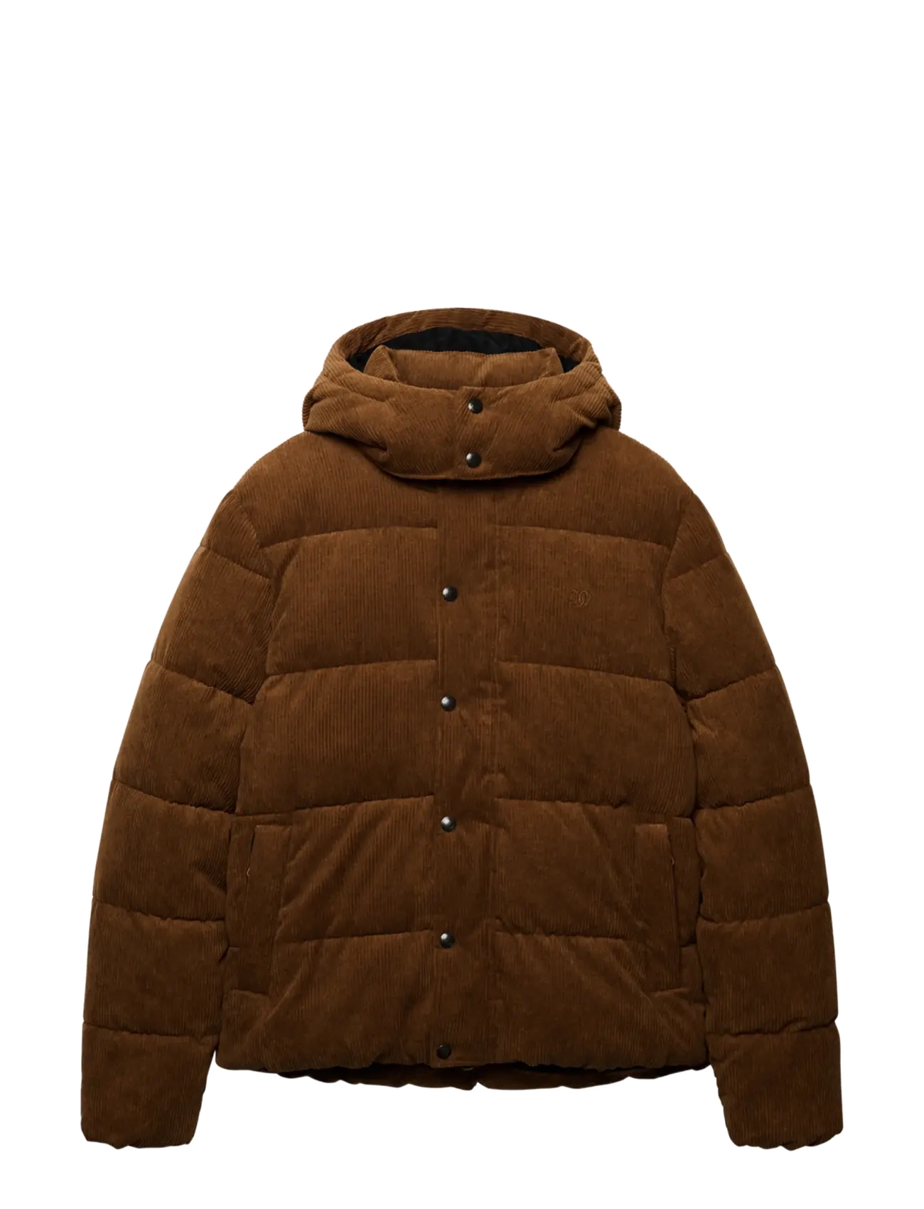 Superdry - PREMIUM HOOD CORD PUFFER JKT - dark tobacco brown - 2