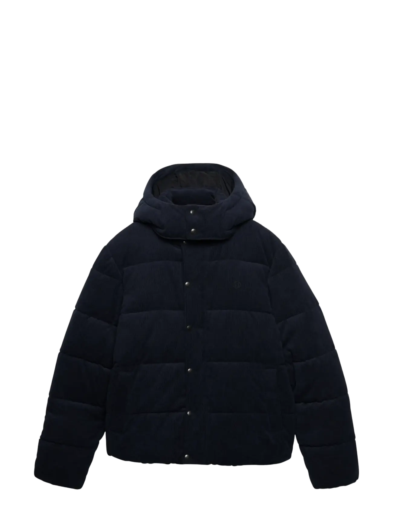 Superdry - PREMIUM HOOD CORD PUFFER JKT - efterårsjakker - eclipse navy - 2