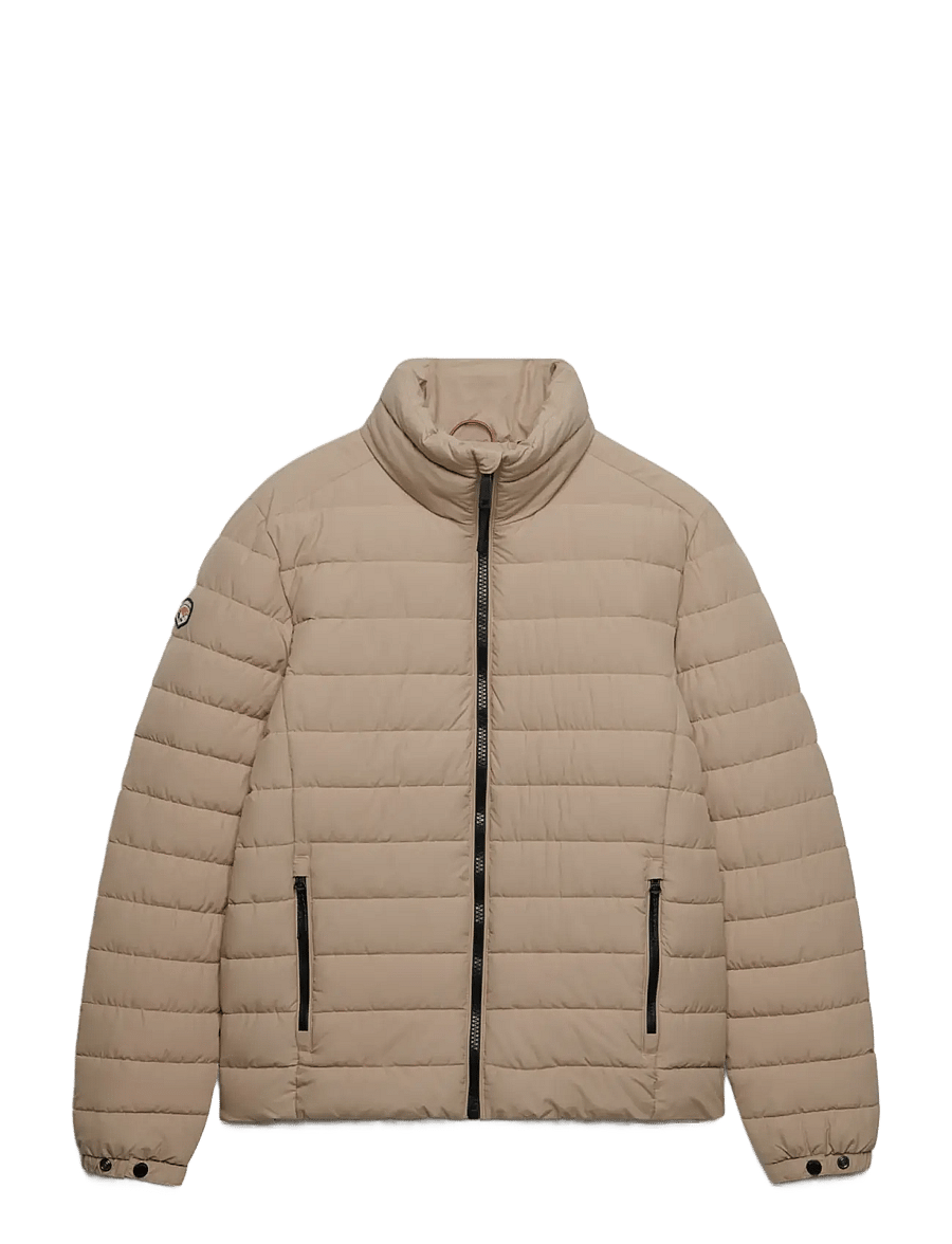 Superdry - FUJI MIDWEIGHT PADDED JKT - efterårsjakker - buckwheat beige - 1