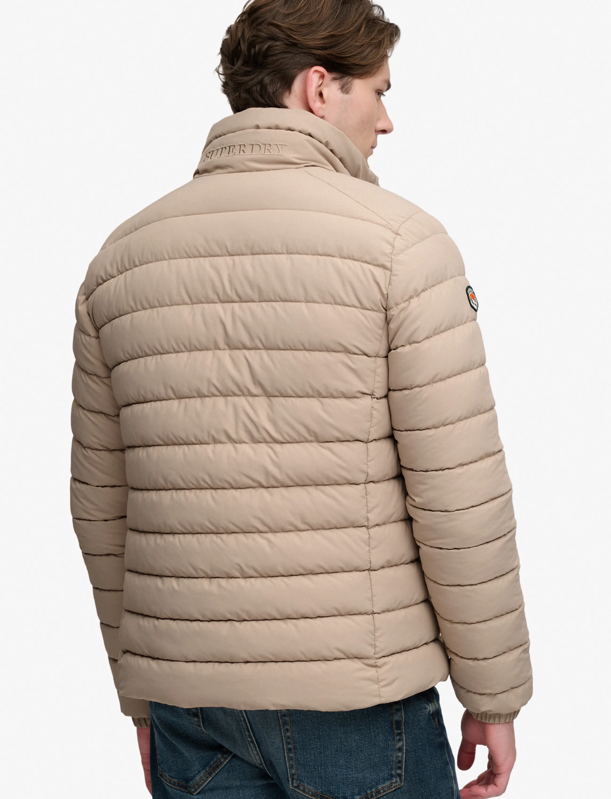 Superdry - FUJI MIDWEIGHT PADDED JKT - efterårsjakker - buckwheat beige - 3