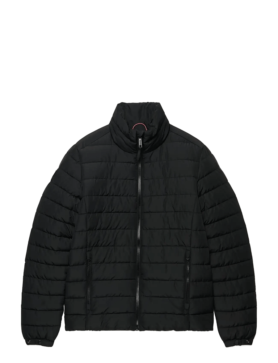 Superdry - FUJI MIDWEIGHT PADDED JKT - höstjackor - jet black - 1