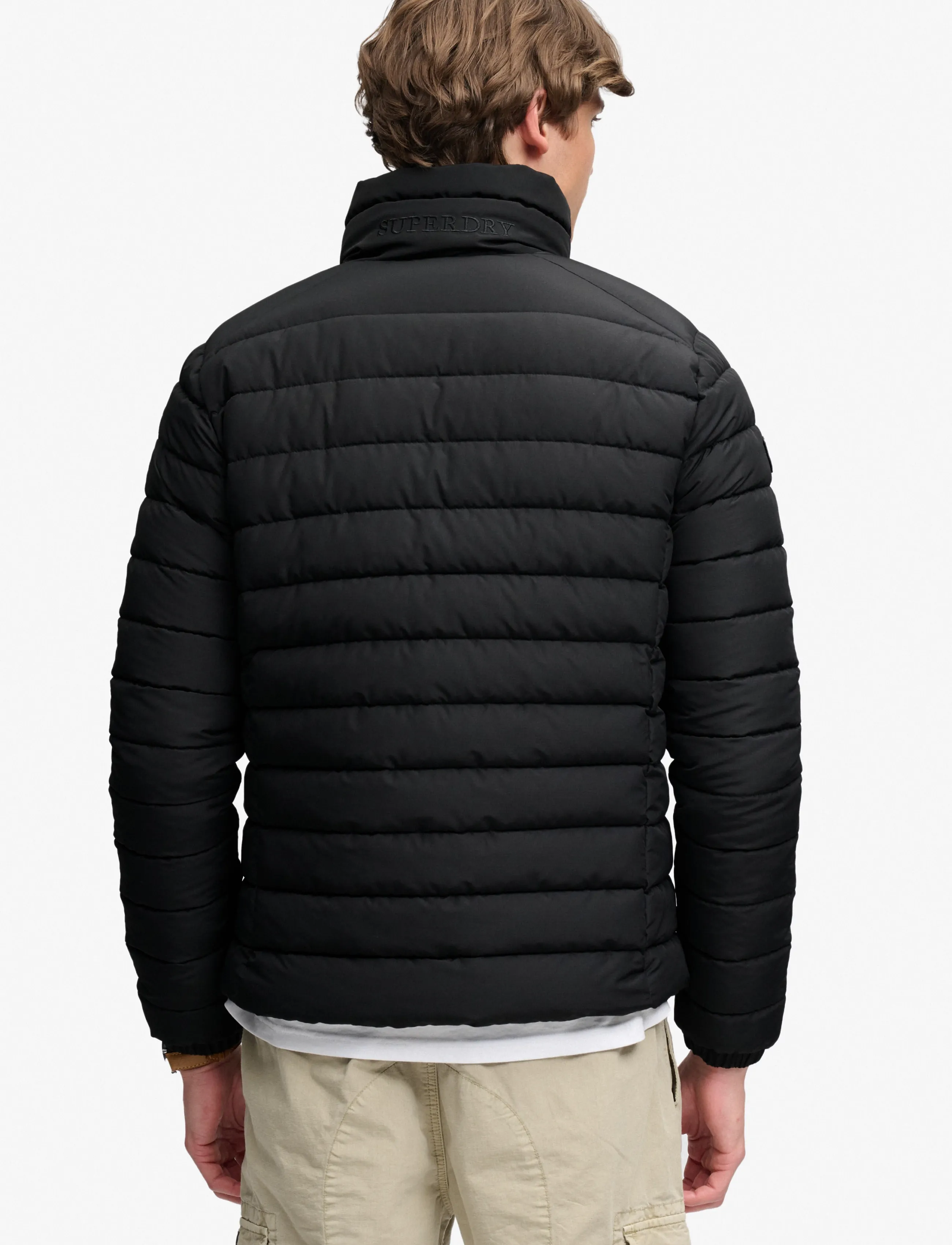 Superdry - FUJI MIDWEIGHT PADDED JKT - höstjackor - jet black - 3