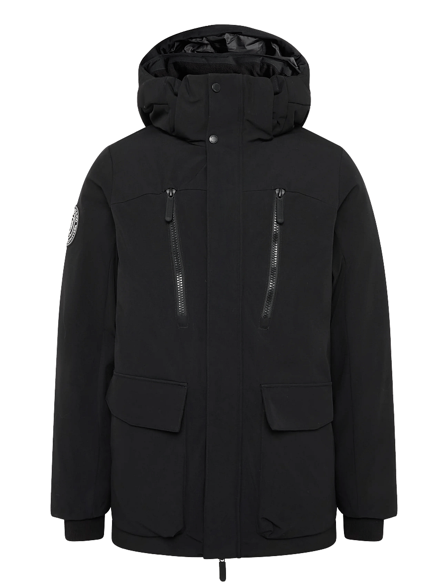 Superdry - CITY PARKA - herbstjacken - jet black - 1