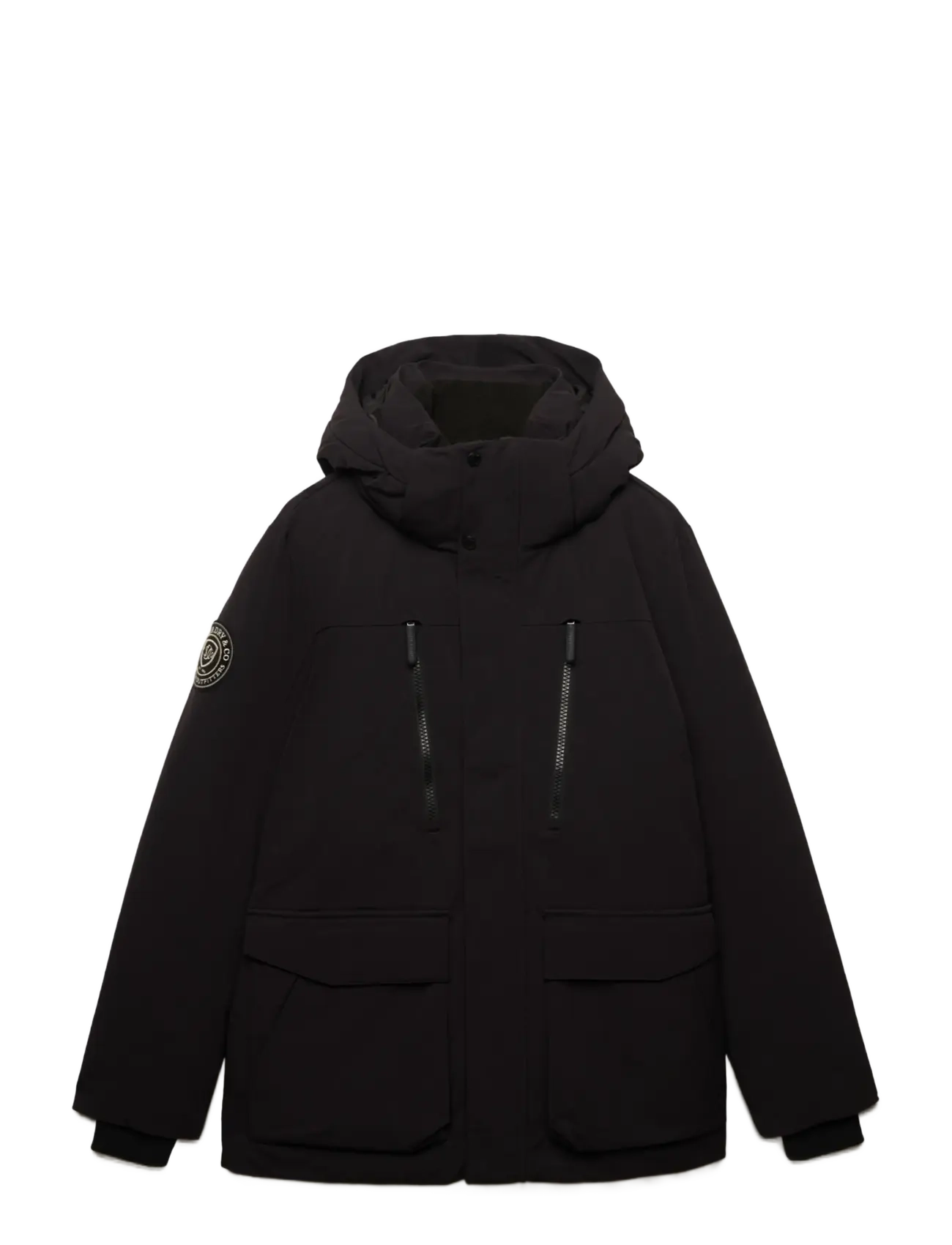 Superdry - CITY PARKA - herbstjacken - jet black - 1