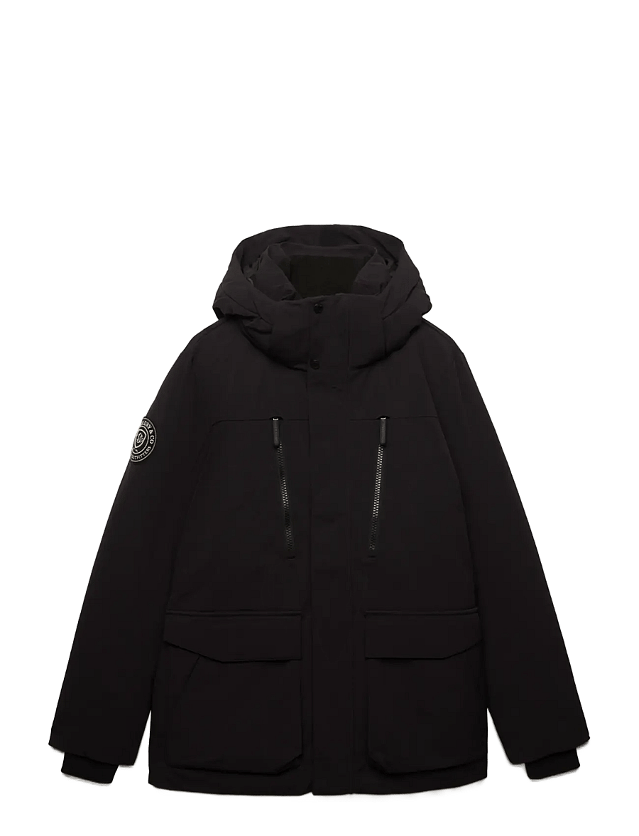 Superdry - CITY PARKA - herbstjacken - jet black - 1
