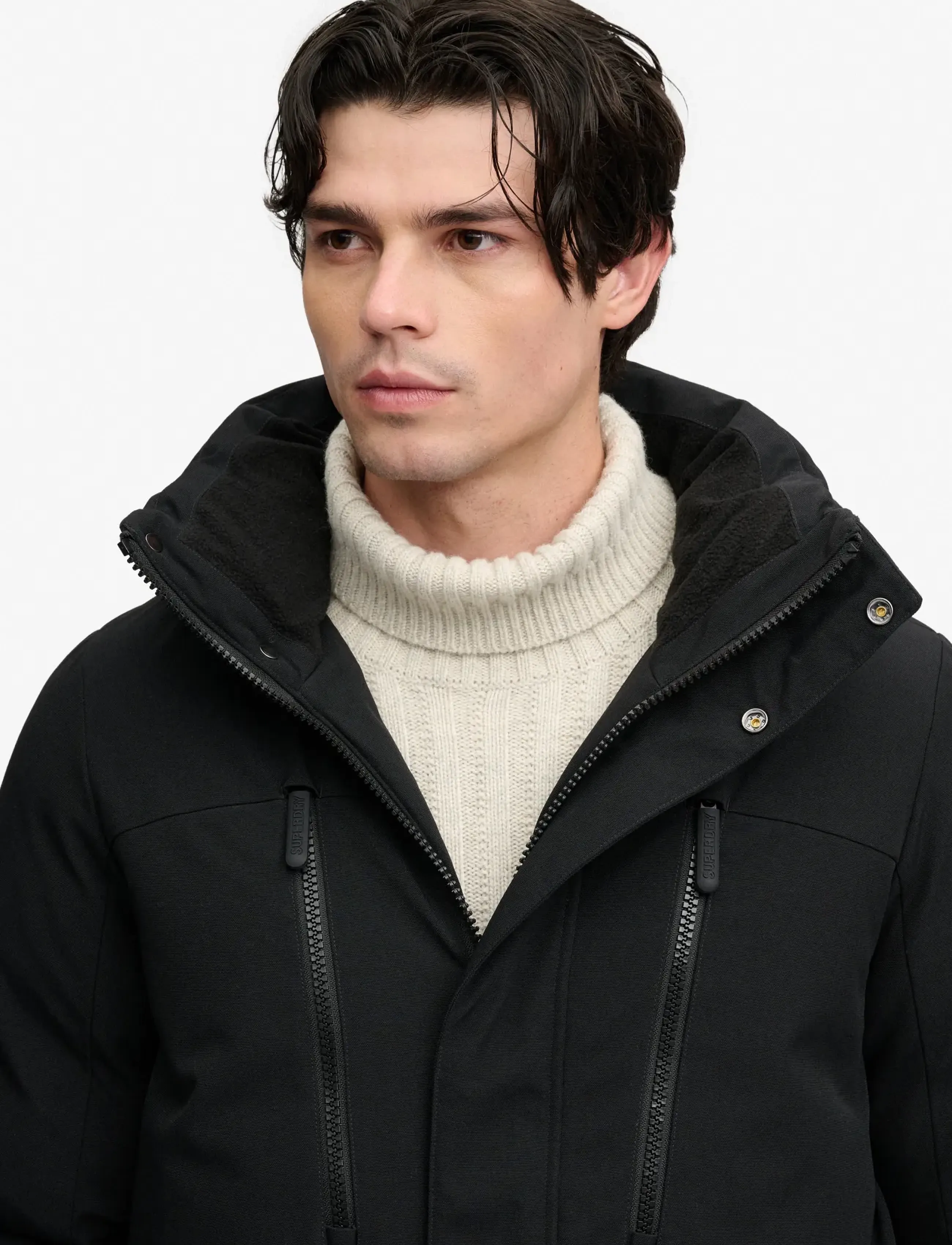 Superdry - CITY PARKA - herbstjacken - jet black - 3