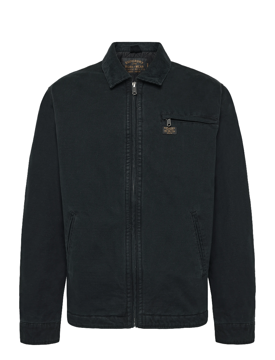 Superdry - WORKWEAR RANCH JACKET - herbstjacken - jet black - 1