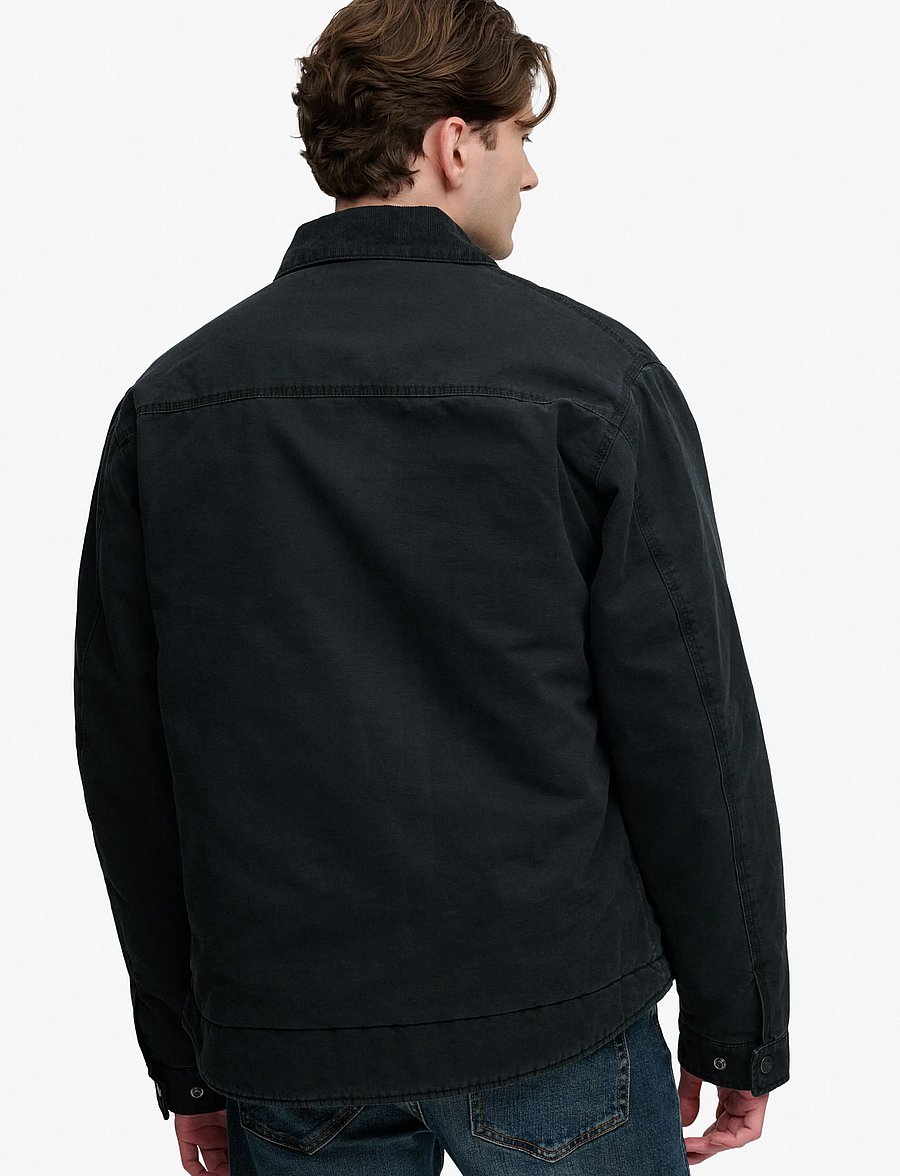 Superdry - WORKWEAR RANCH JACKET - fall jackets - jet black - 2