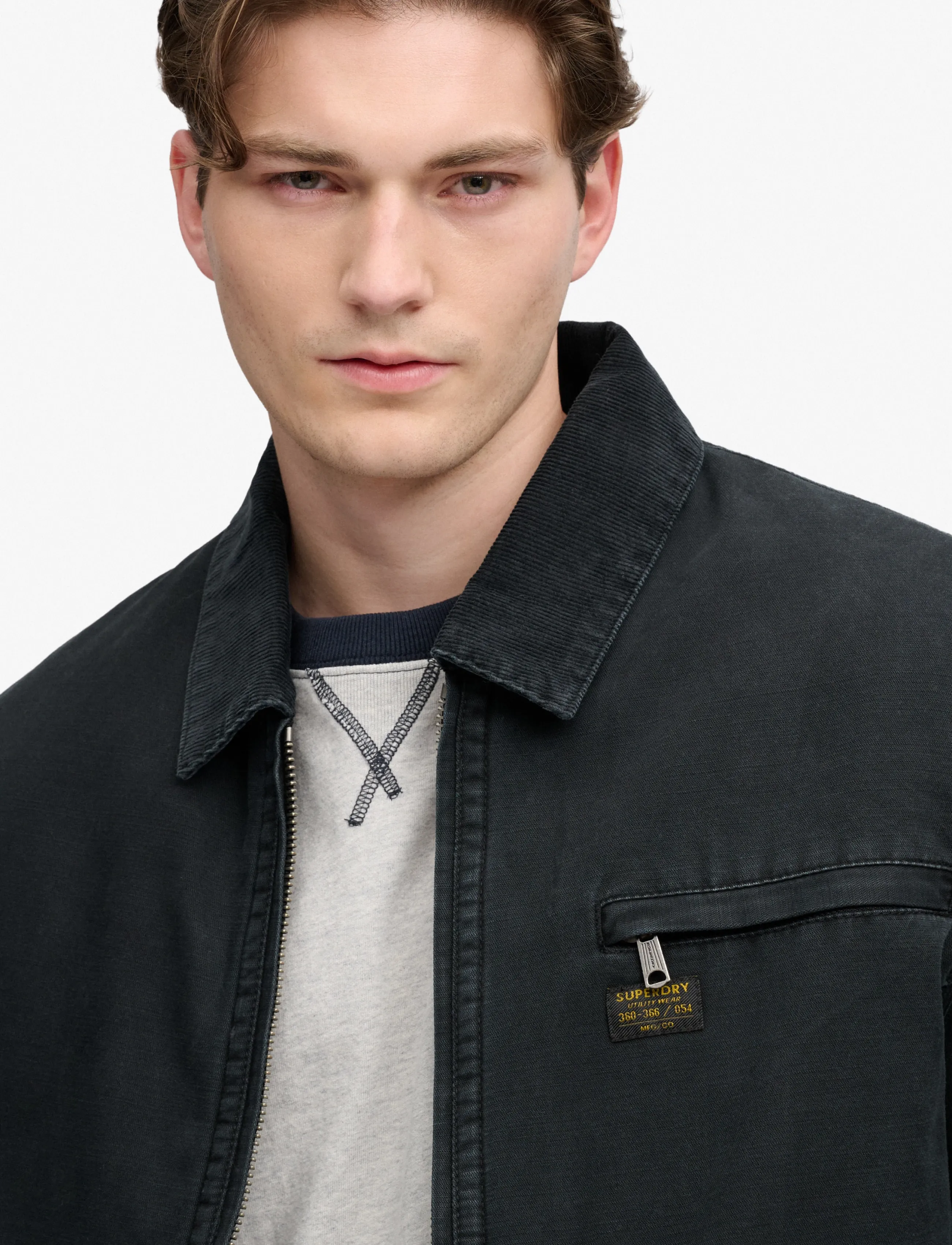 Superdry - WORKWEAR RANCH JACKET - fall jackets - jet black - 3