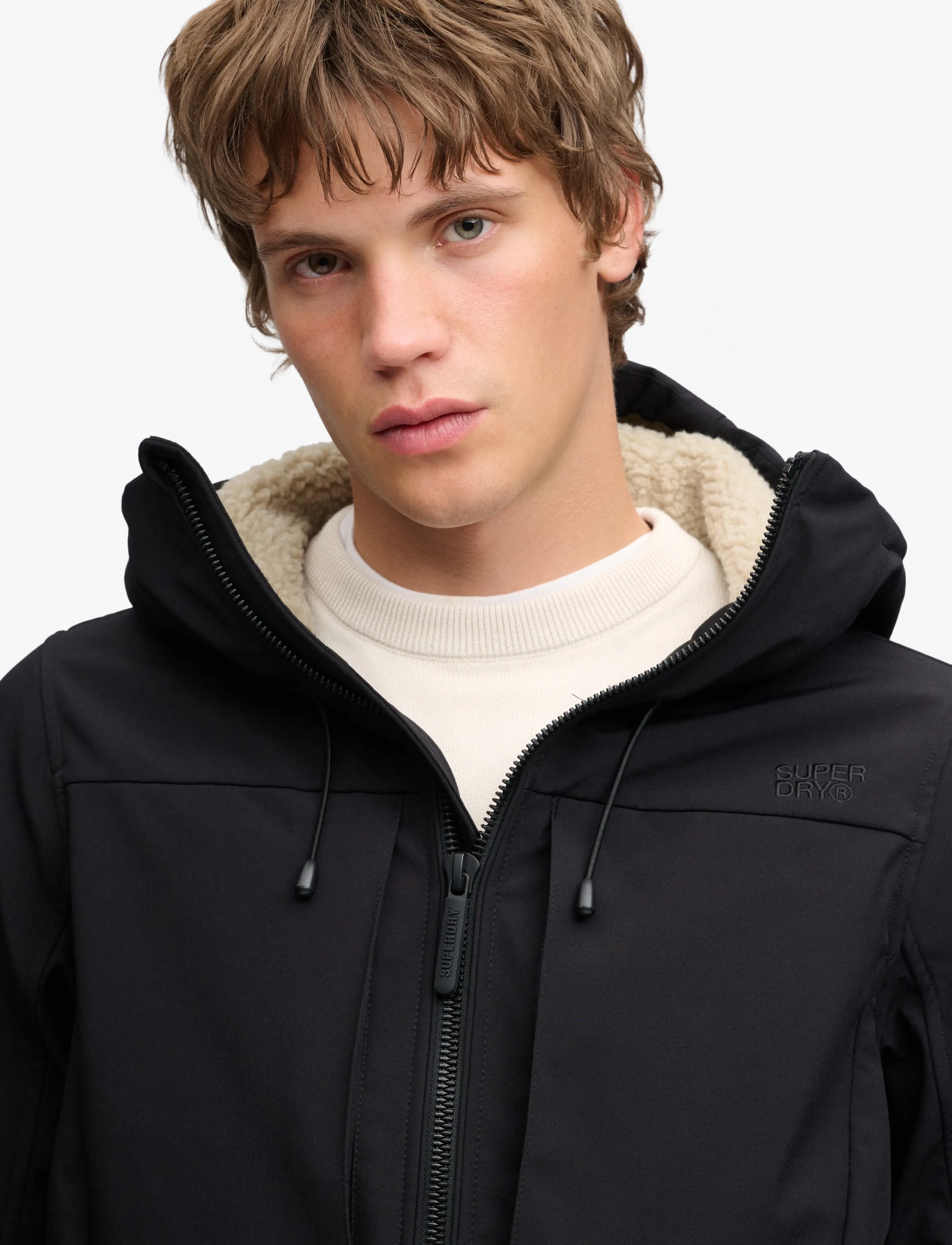 Superdry Hood Borg Trekker Jkt jackor herr – bild 3