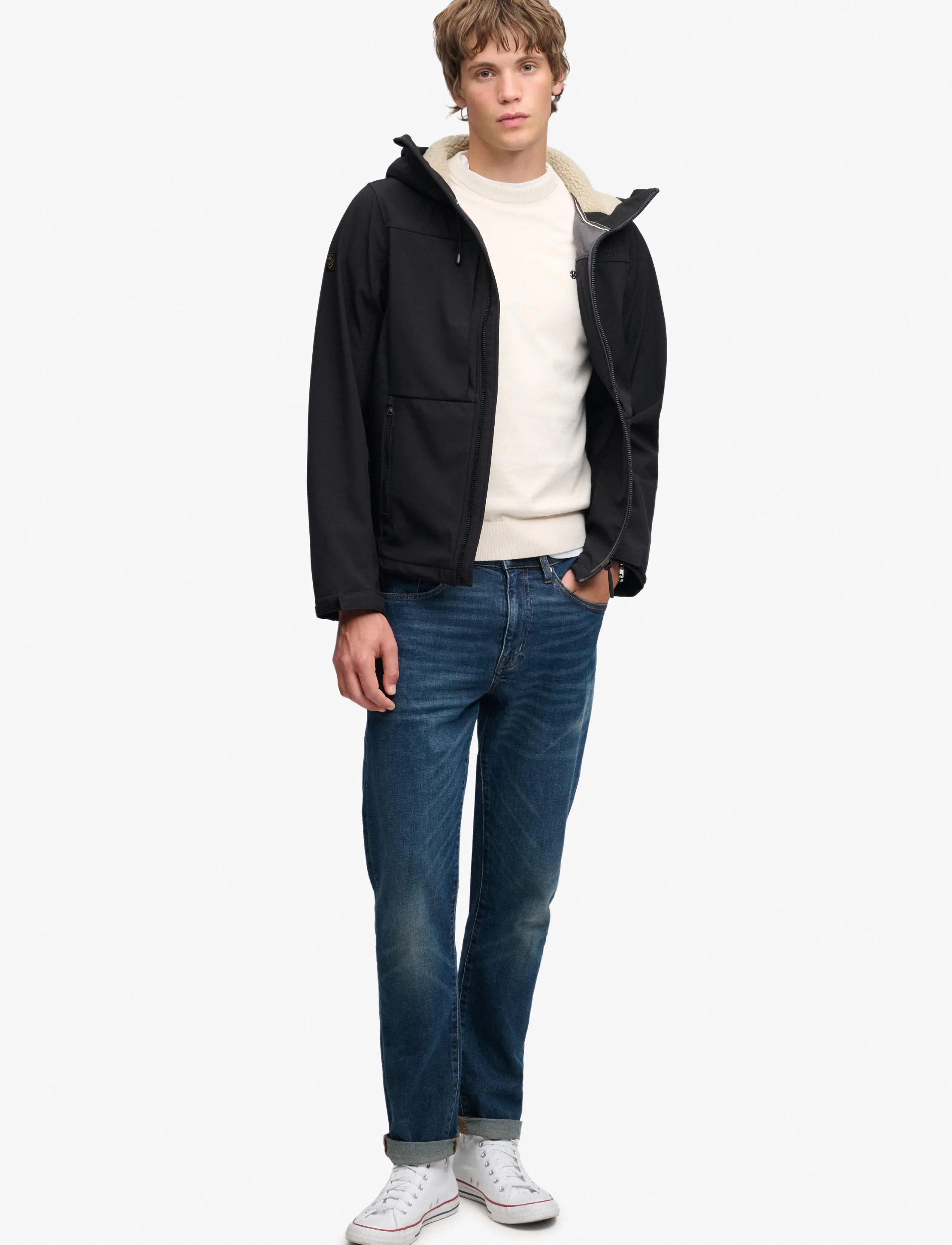 Superdry Hood Borg Trekker Jkt jackor herr – bild 6