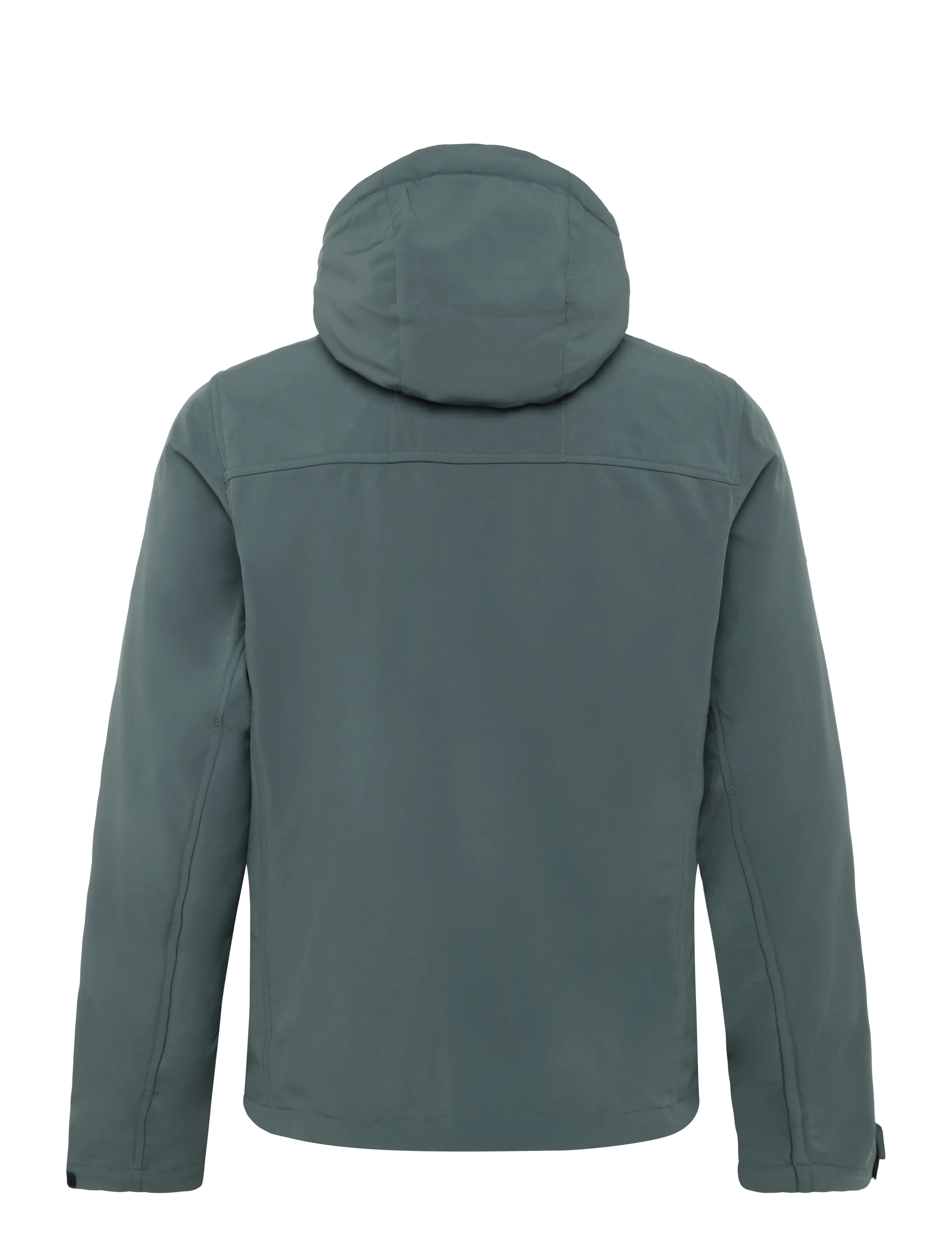 Superdry - HOOD BORG TREKKER JKT - efterårsjakker - greyed green - 2