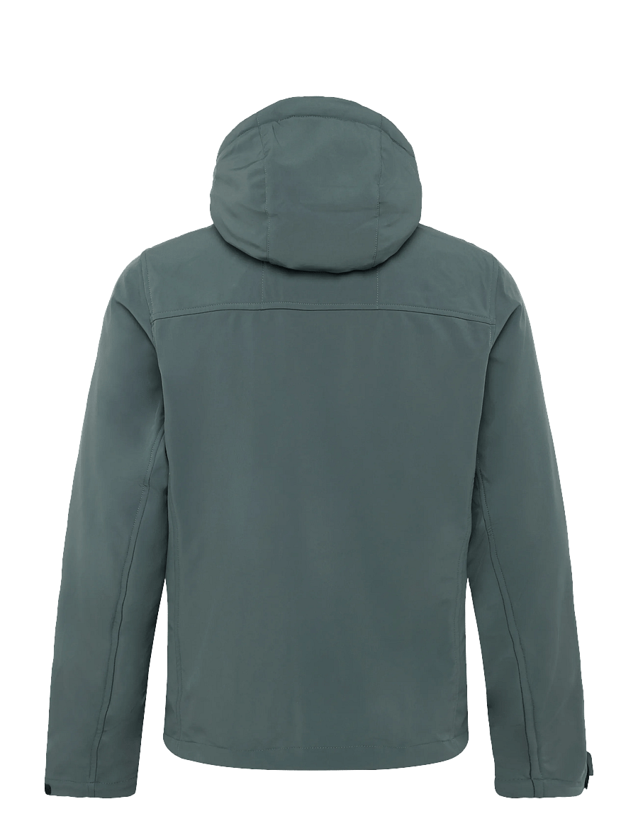 Superdry - HOOD BORG TREKKER JKT - efterårsjakker - greyed green - 2