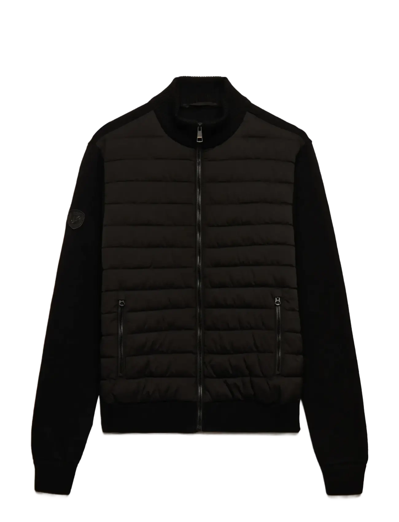 Superdry - CARDIGAN HYBRID JACKET - hybrid-jacken - black - 1