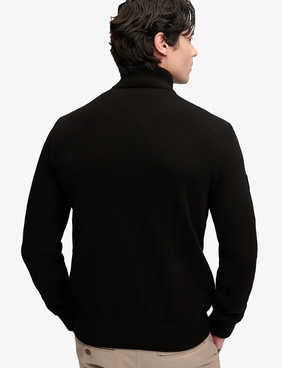 Superdry - CARDIGAN HYBRID JACKET - hybrid-jacken - black - 2