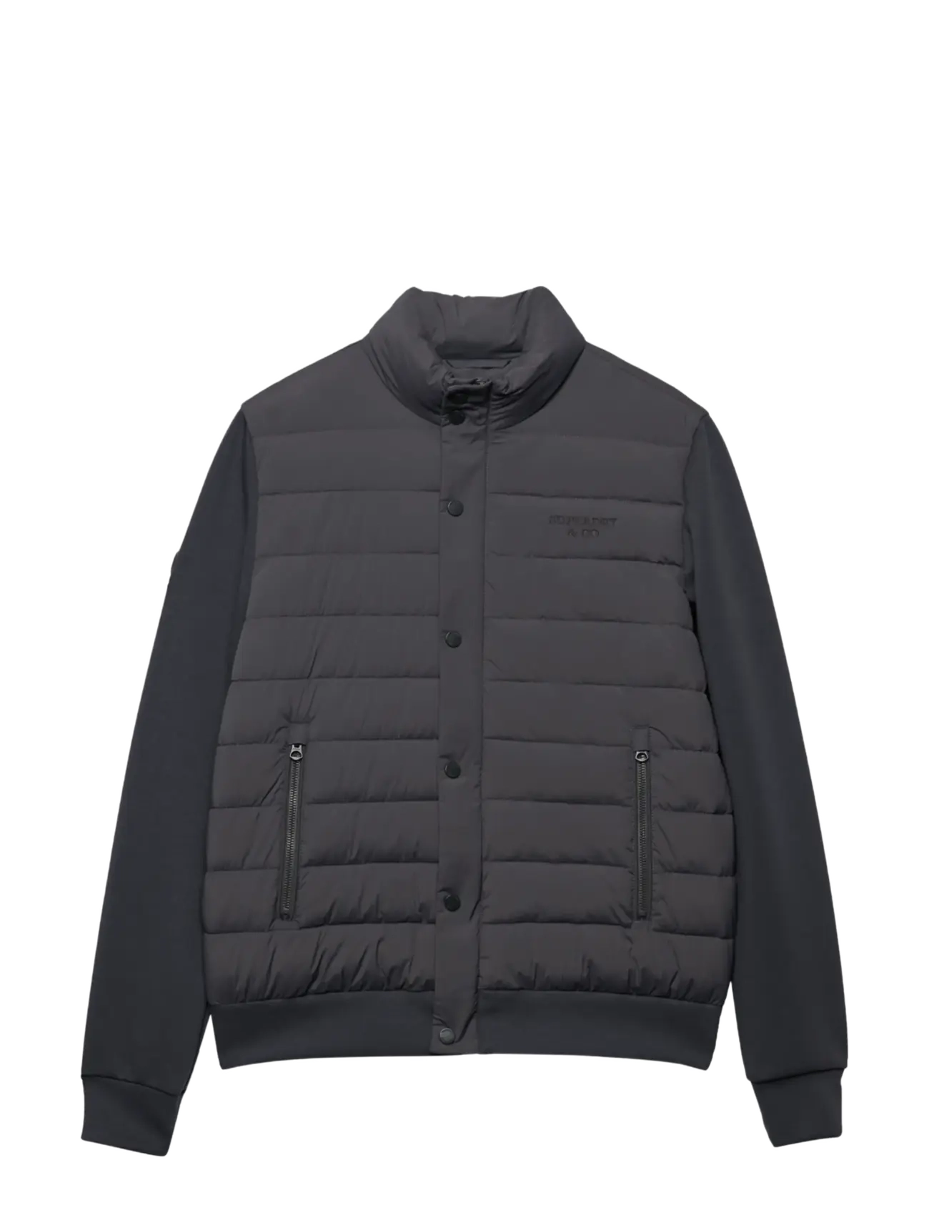 Superdry - INTERLOCK HYBRID JACKET - hybrid jackets  - charcoal - 2