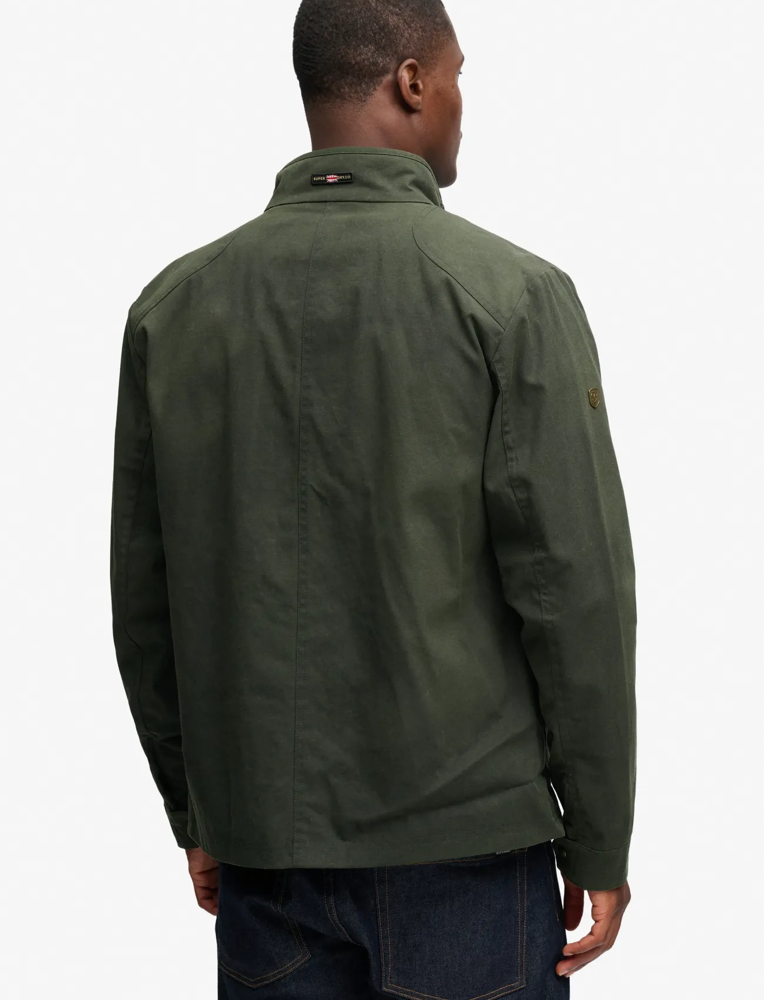 Superdry - WAX RACER JACKET - fall jackets - army green - 3