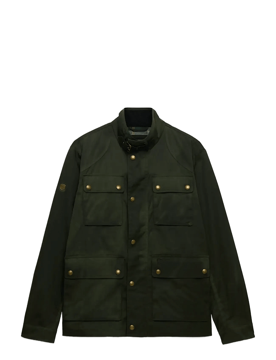 Superdry - WAX RACER JACKET - fall jackets - army green - 2