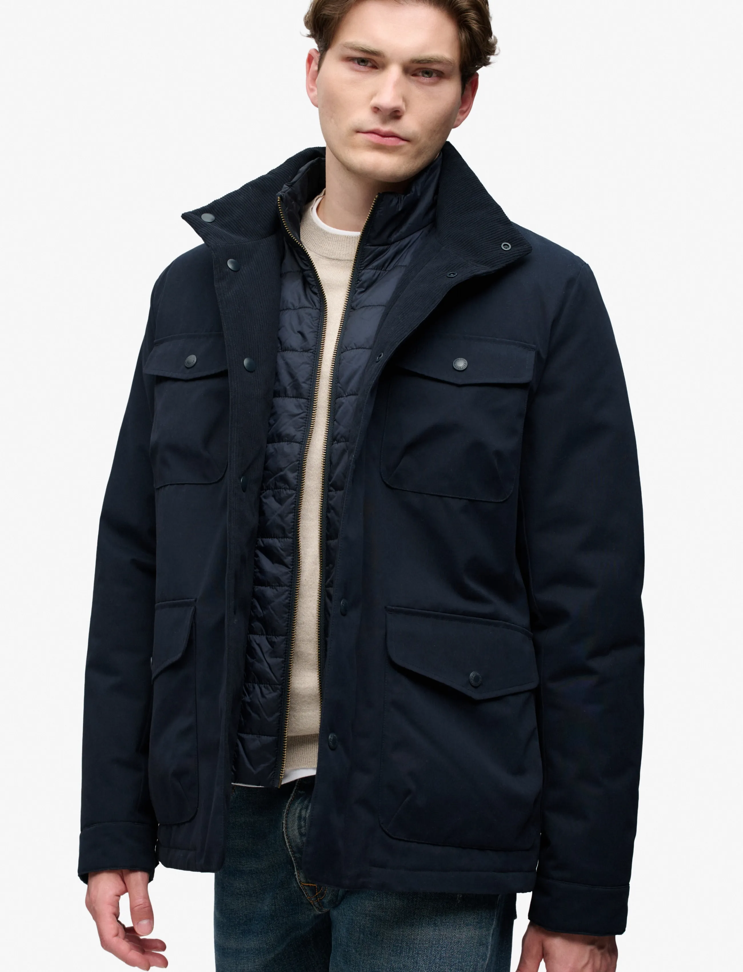 Superdry 2 In 1 Burford Jacket jackor herr – bild 5