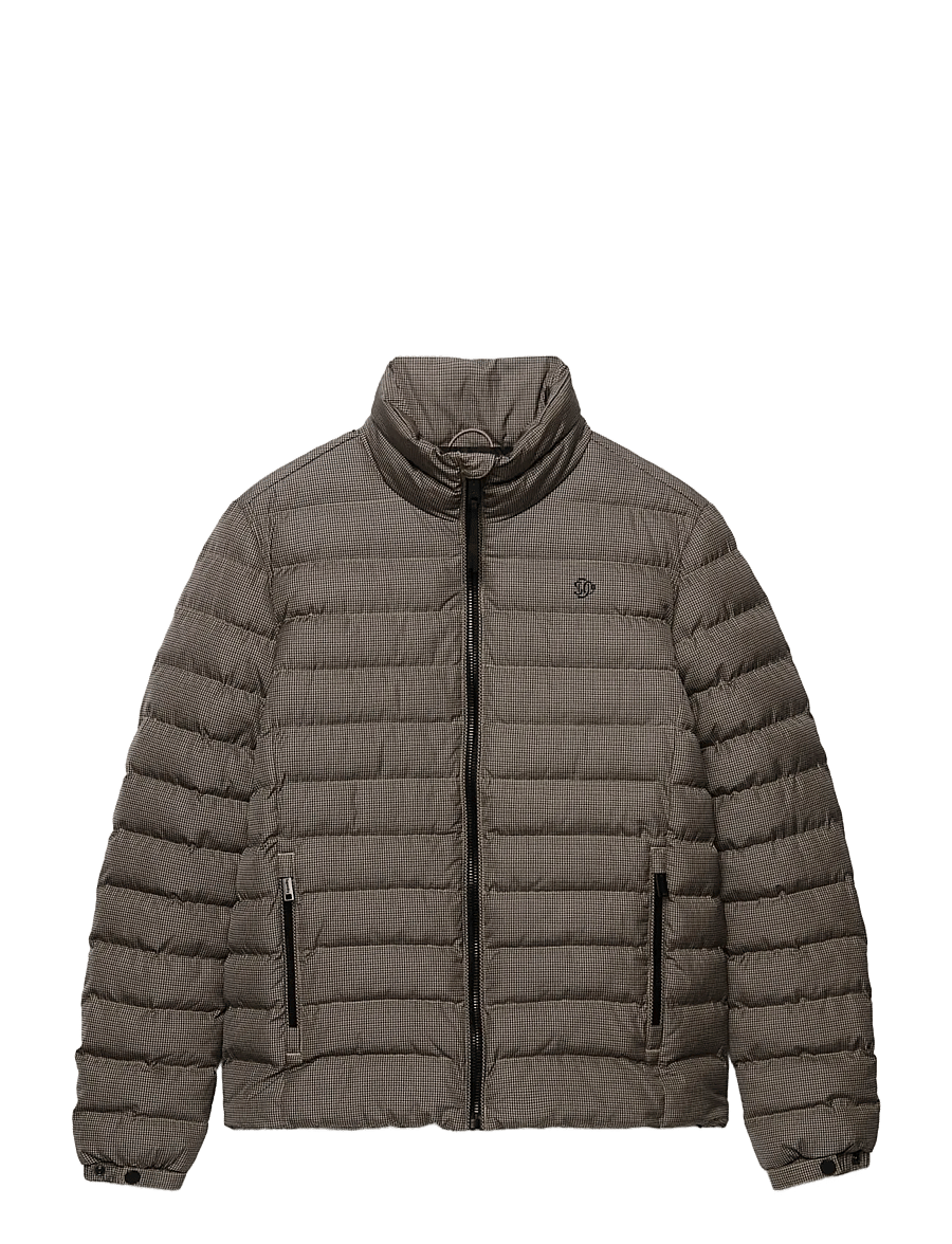 Superdry - FUJI ESTATE PADDED JACKET - daunenjacken - brown heritage check - 1